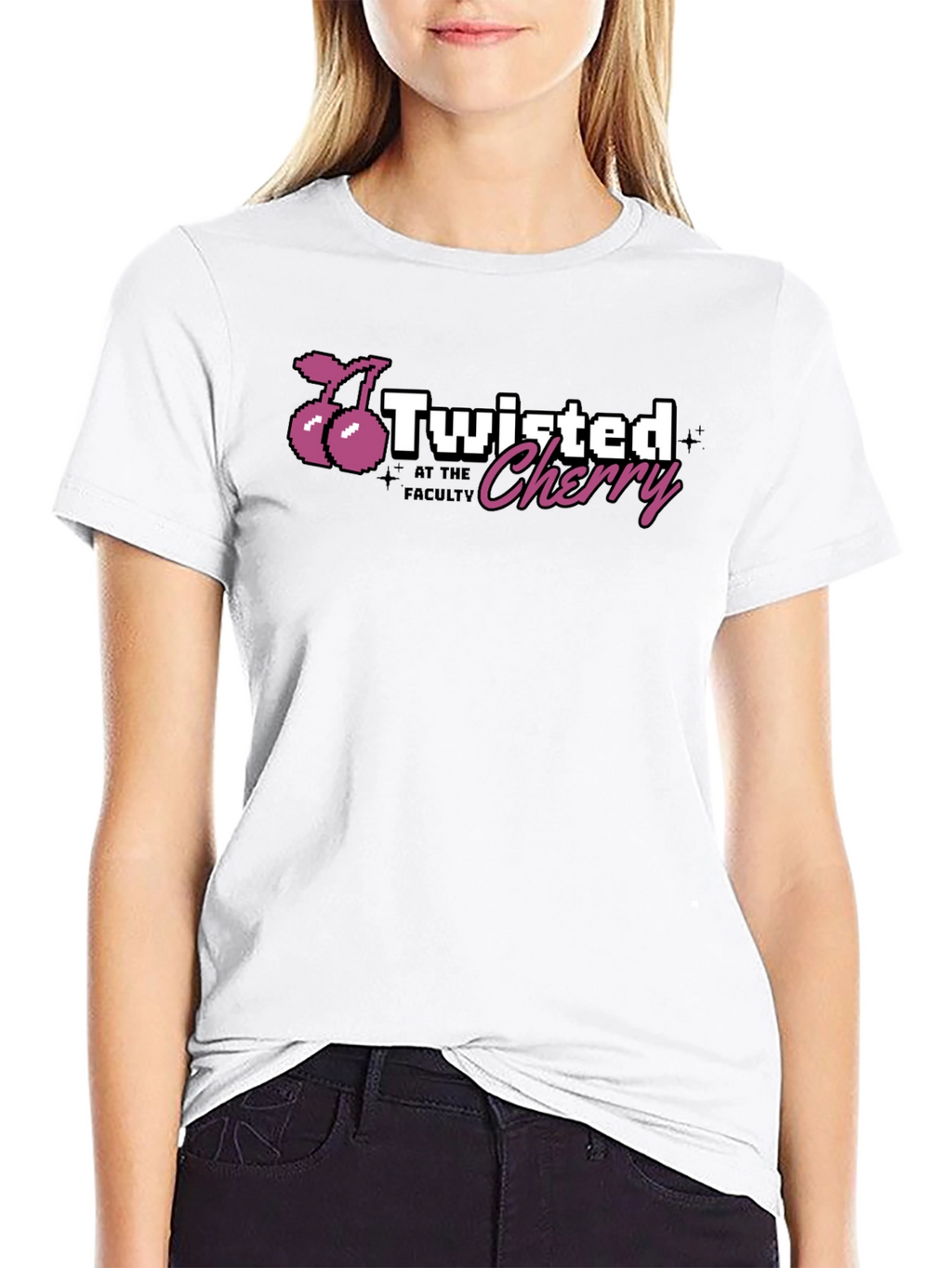 Twisted Cherry Graphic T-Shirt