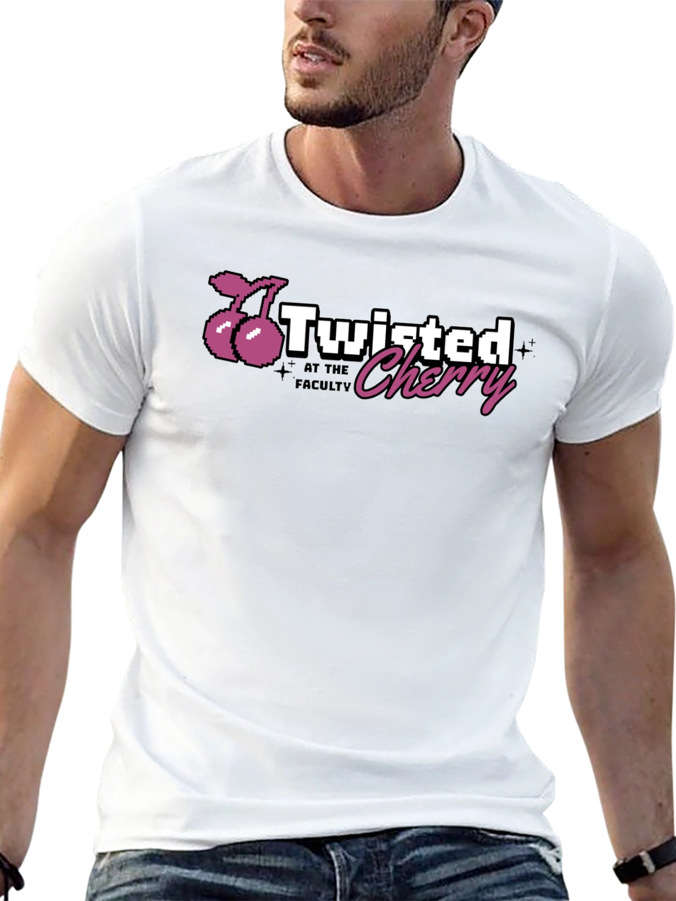 Twisted Cherry Graphic T-Shirt