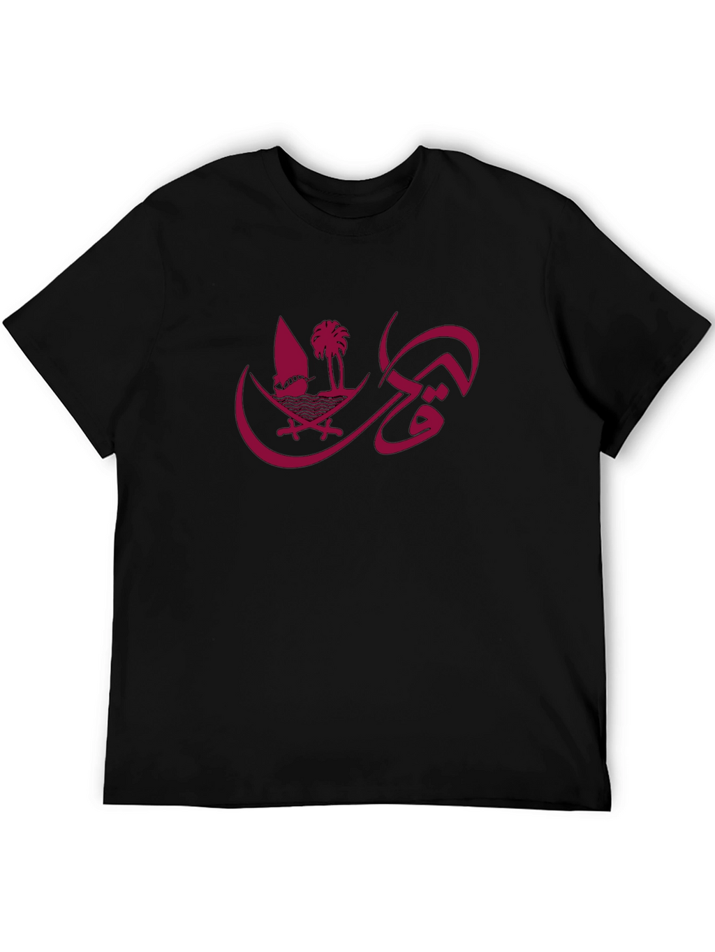 Qatar Flag Graphic T-Shirt