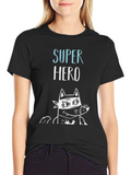 Super Hero Cat T-Shirt