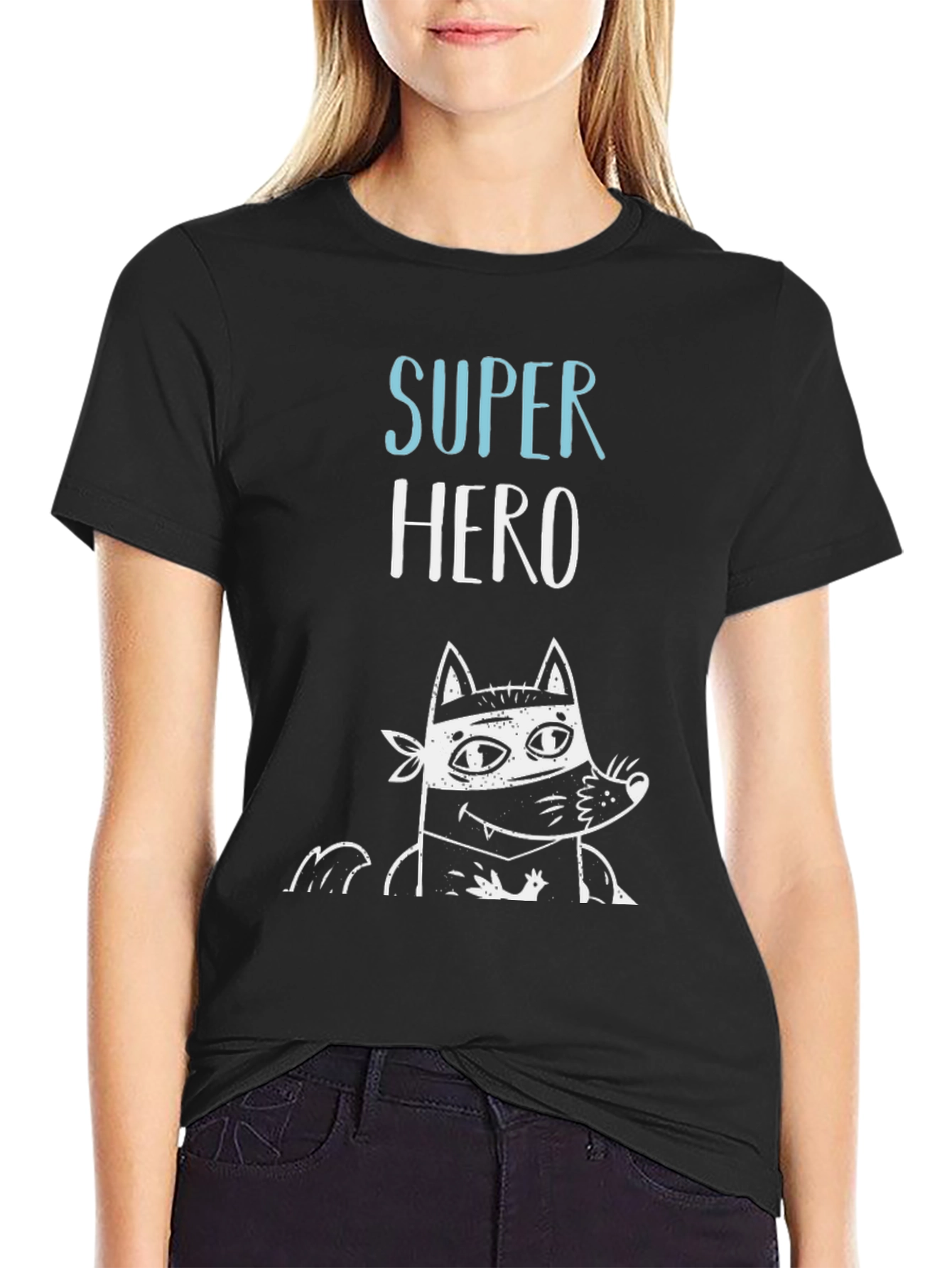 Super Hero Cat T-Shirt