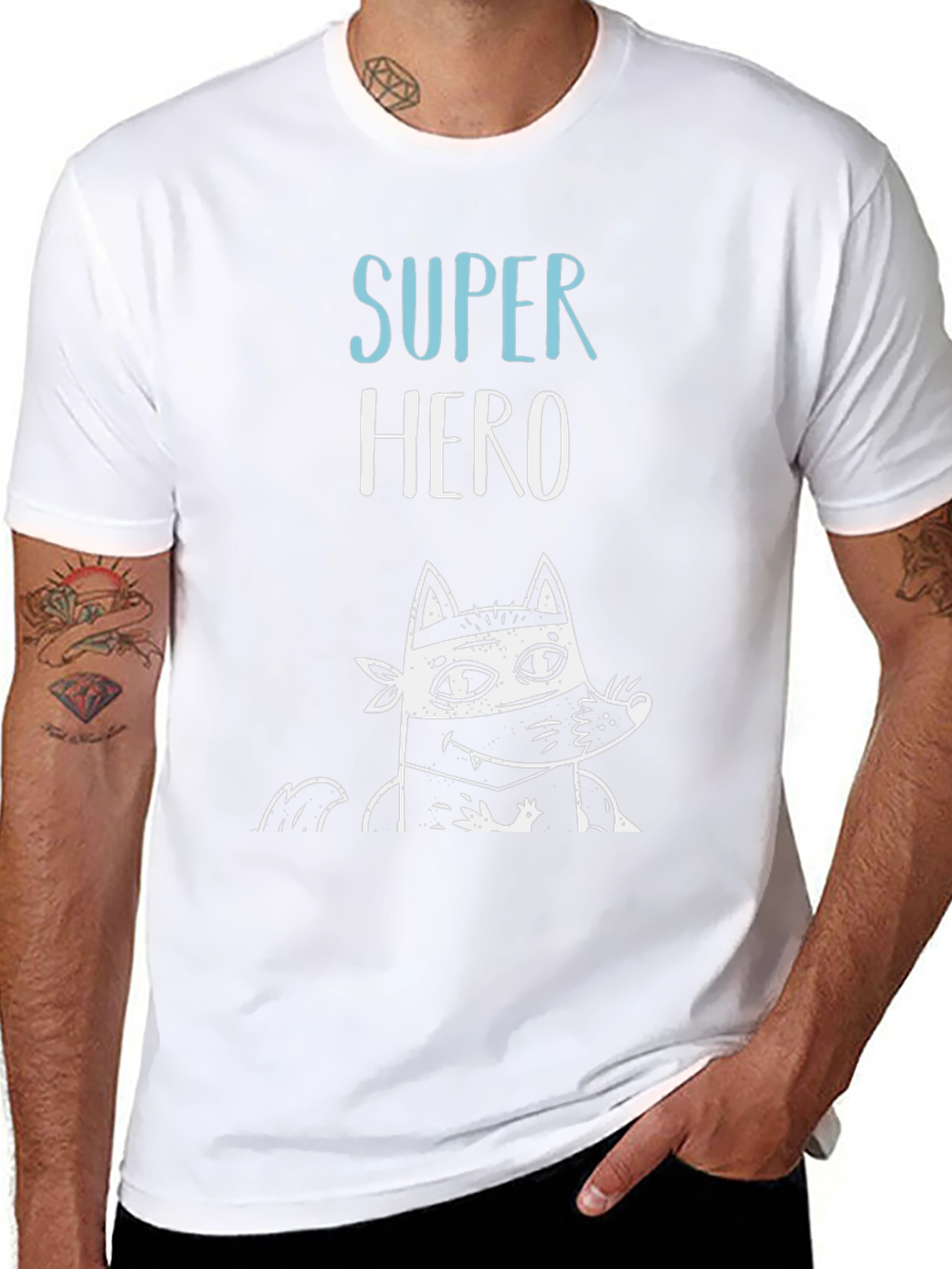 Super Hero Cat T-Shirt