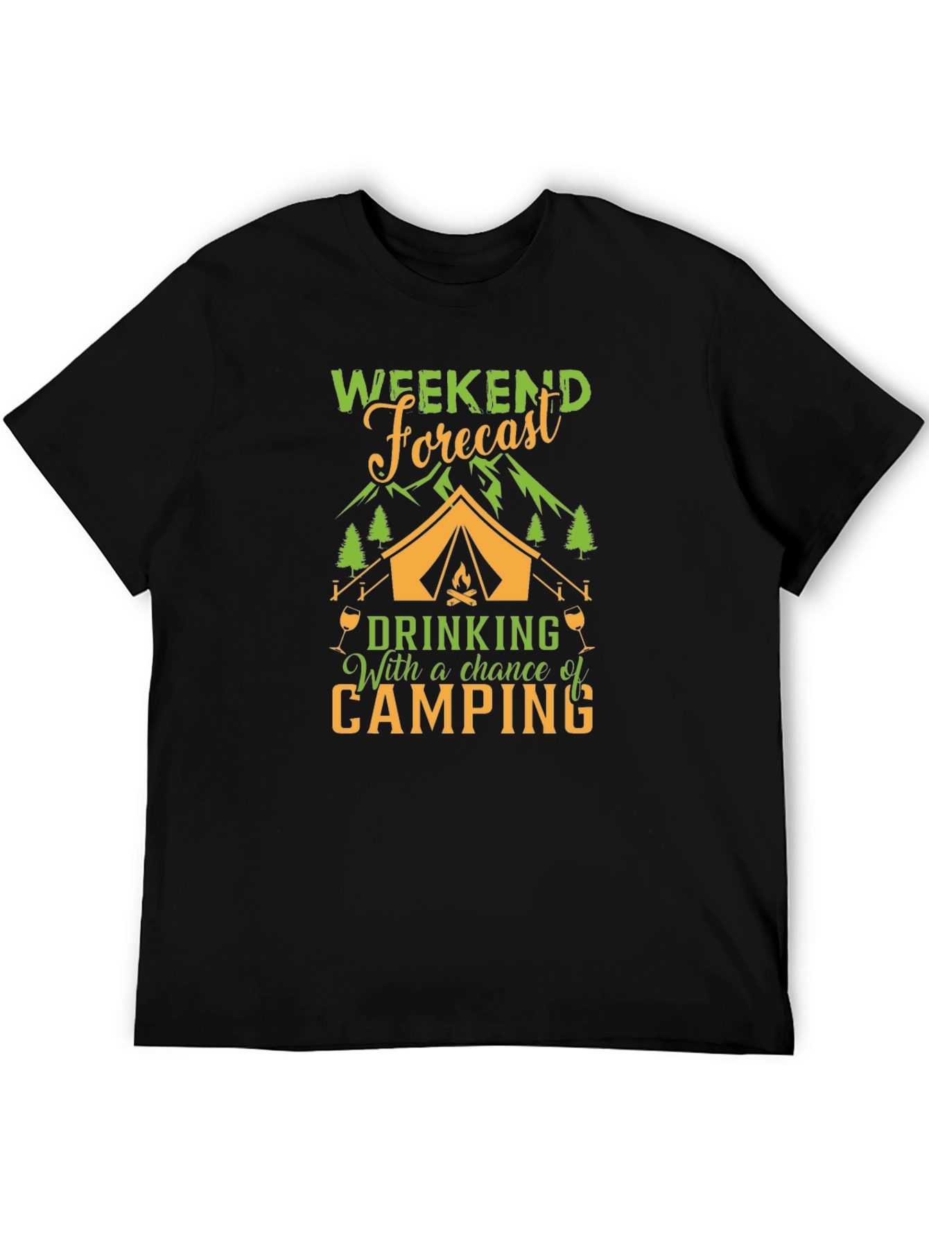 Weekend Forecast Camping T-Shirt