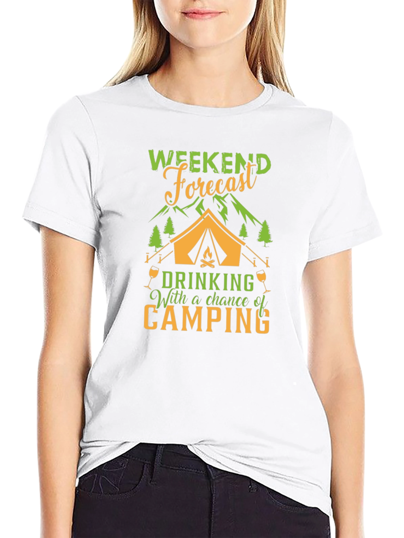 Weekend Forecast Camping T-Shirt