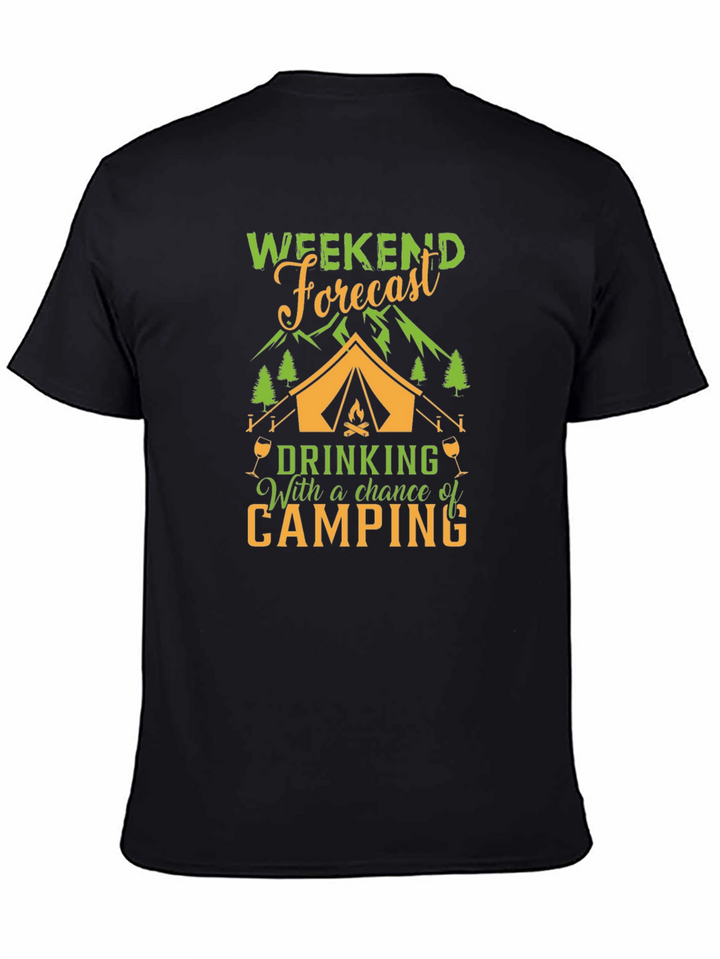 Weekend Forecast Camping T-Shirt