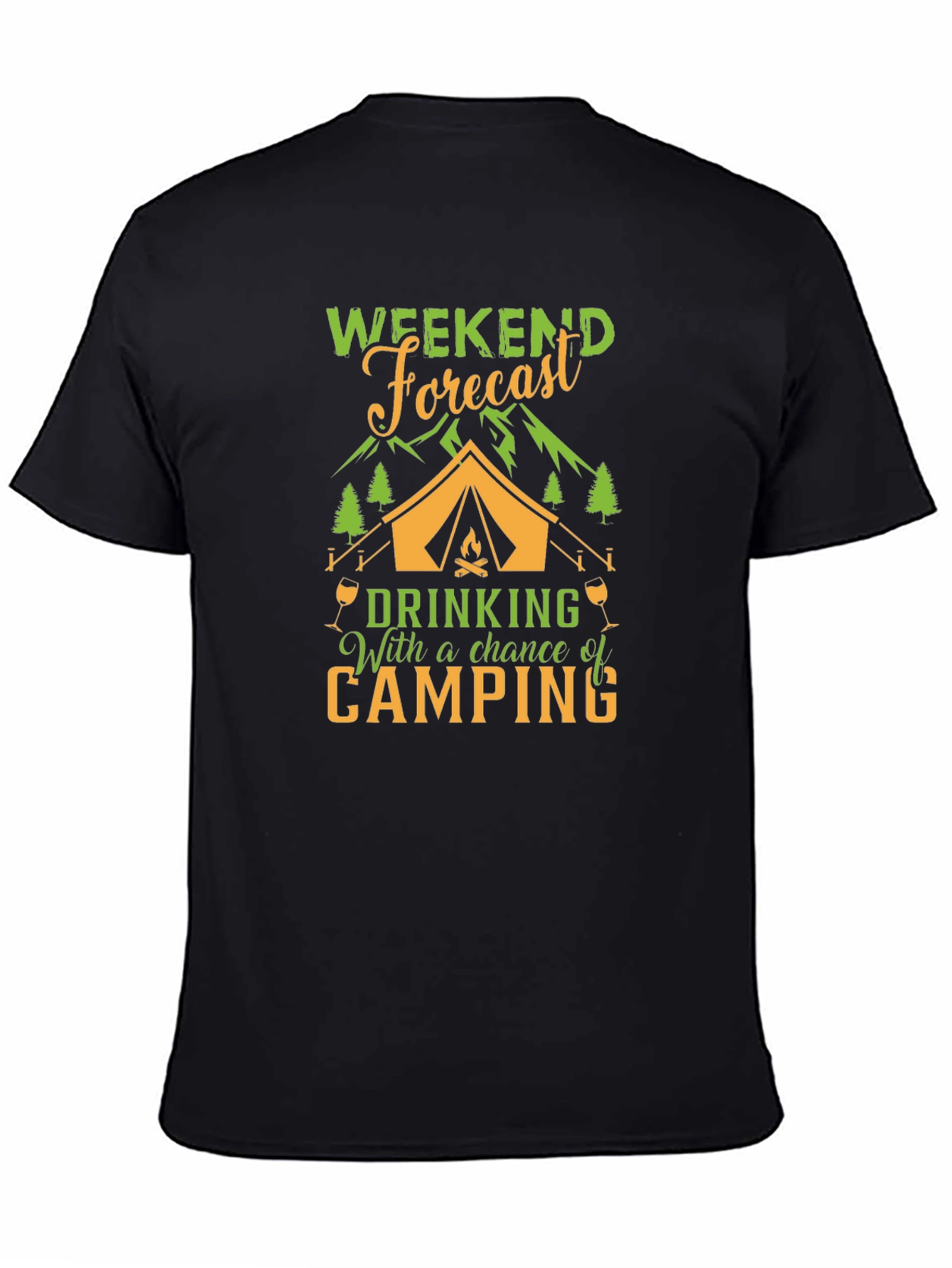 Weekend Forecast Camping T-Shirt