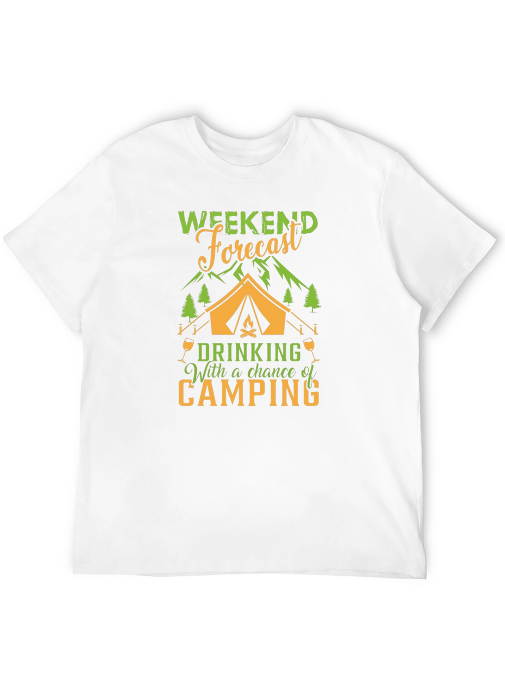 Weekend Forecast Camping T-Shirt