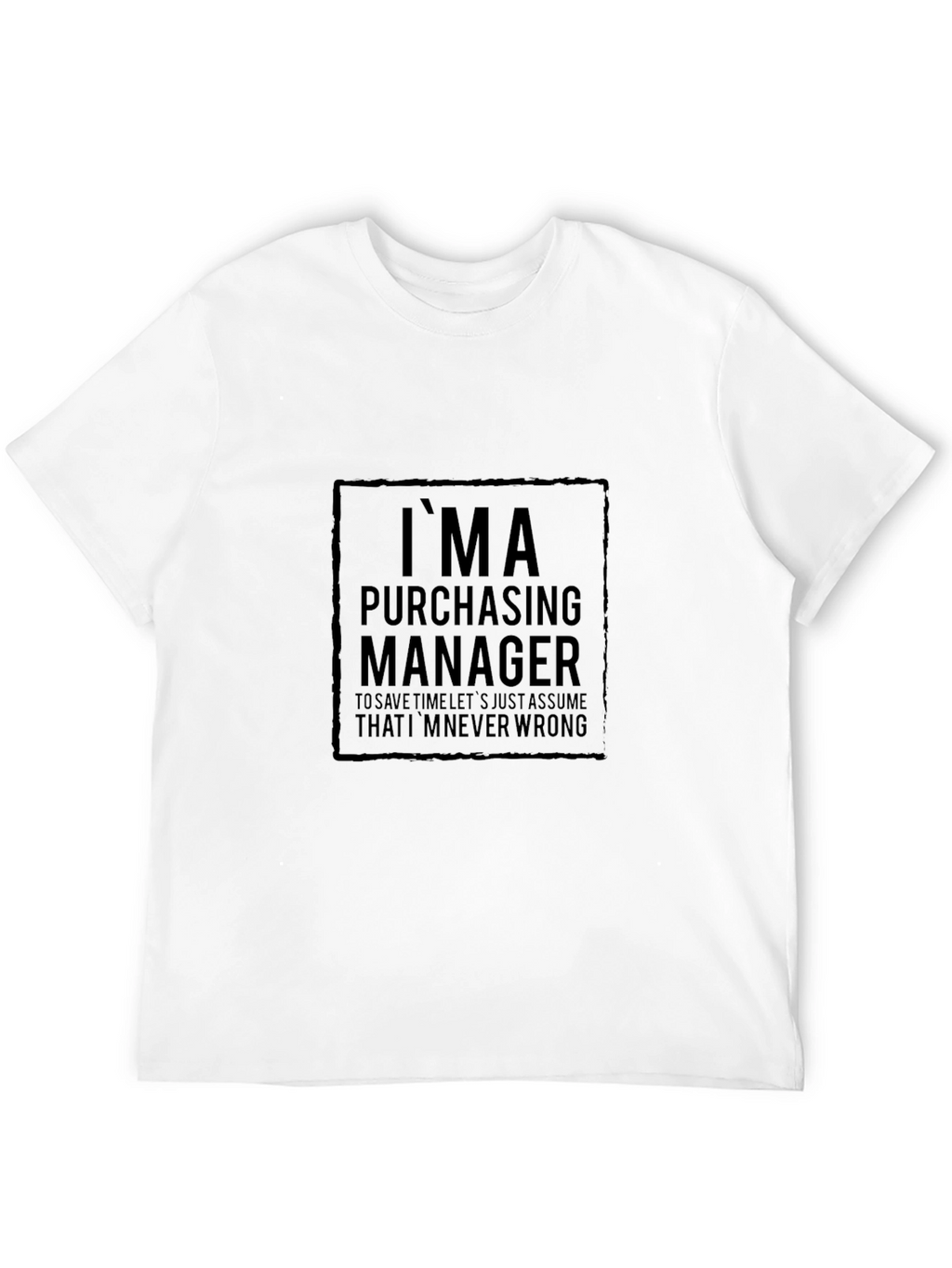 Purchasing Manager Funny Black T-Shirt