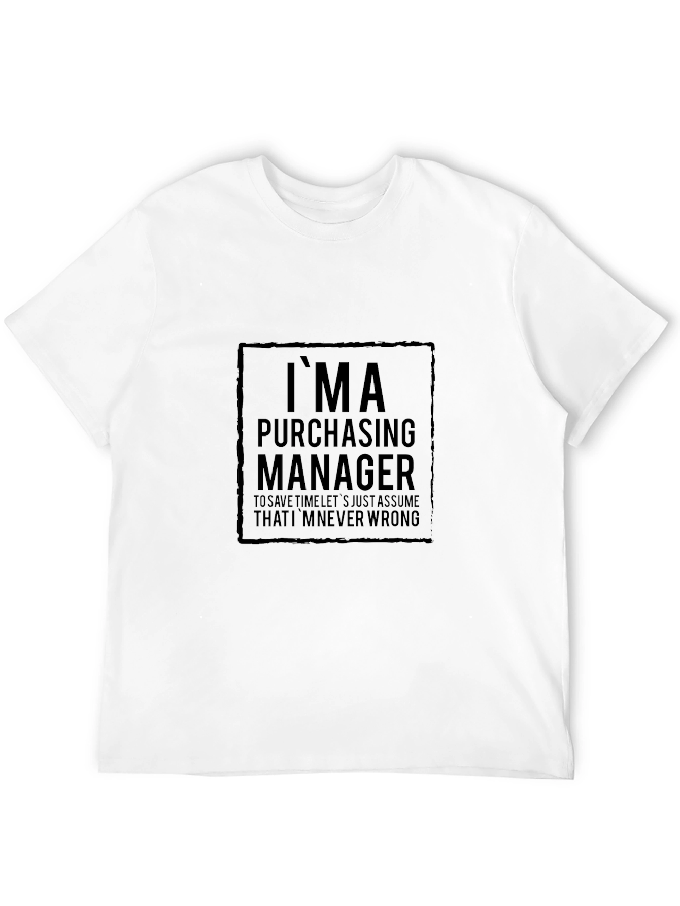 Purchasing Manager Funny Black T-Shirt