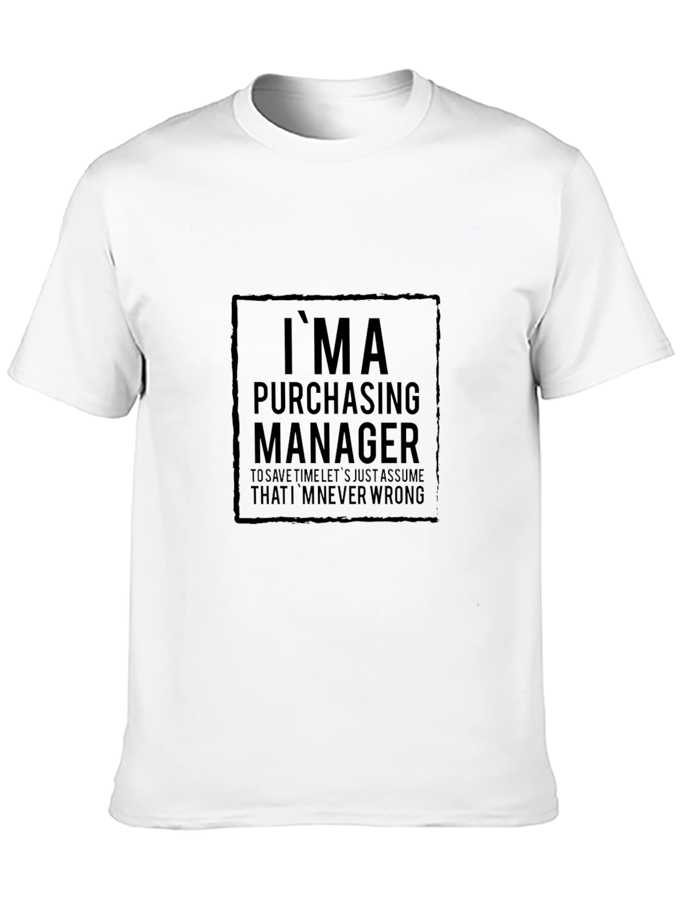 Purchasing Manager Funny Black T-Shirt