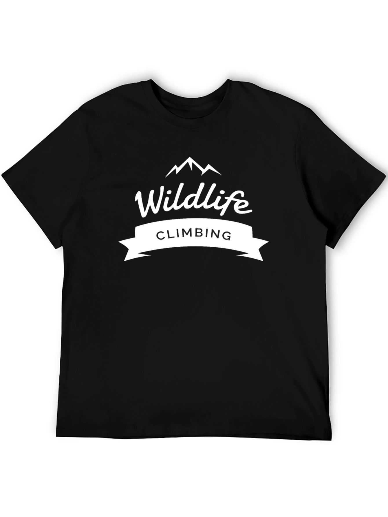 Wildlife Climbing Black T-Shirt