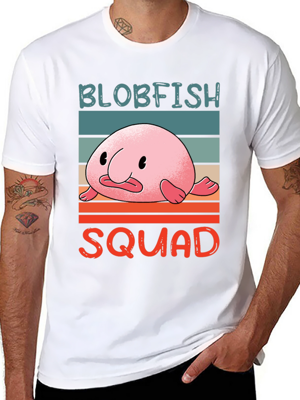 Blobfish Squad Graphic Tee - Unique & Fun!