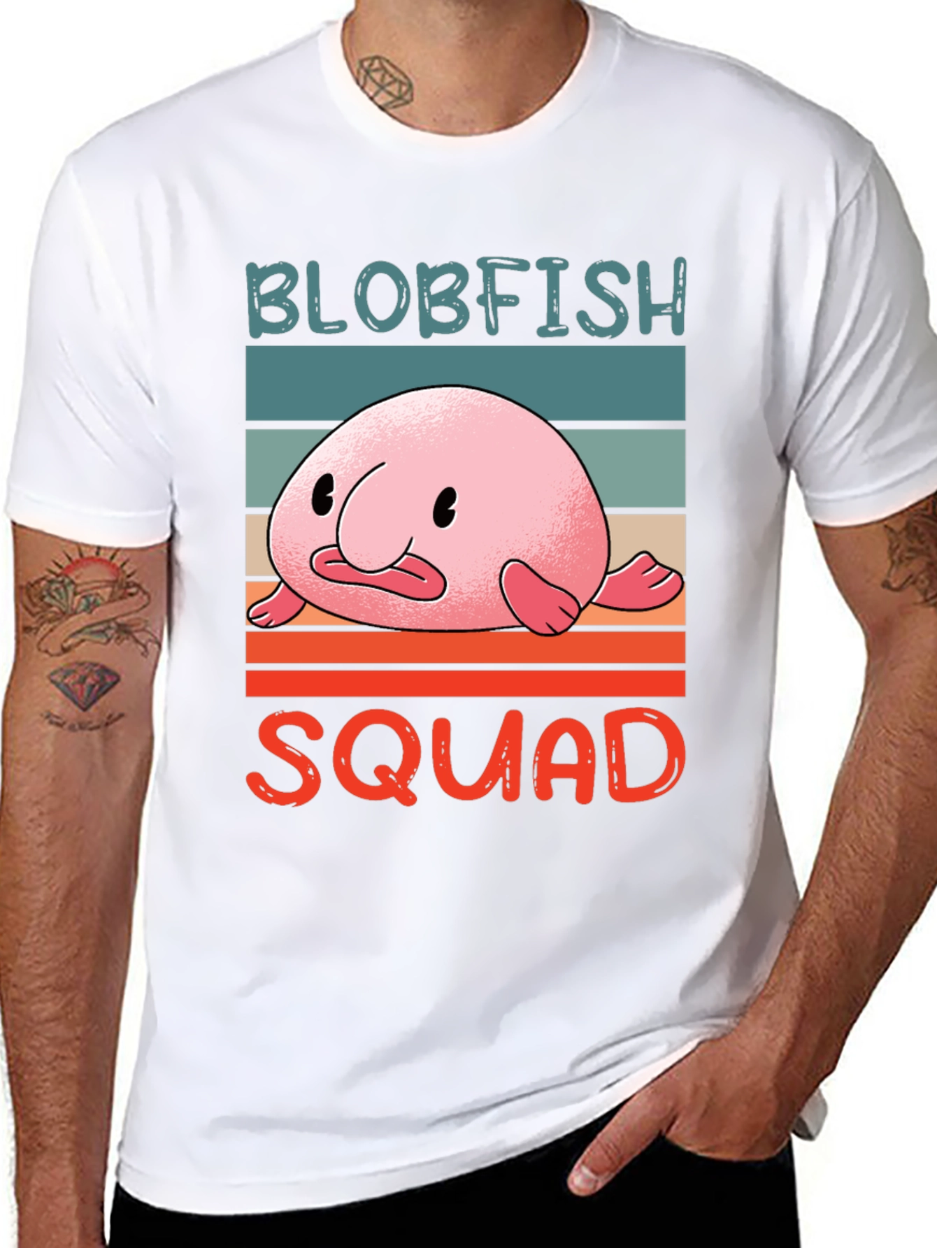 Blobfish Squad Graphic Tee - Unique & Fun!