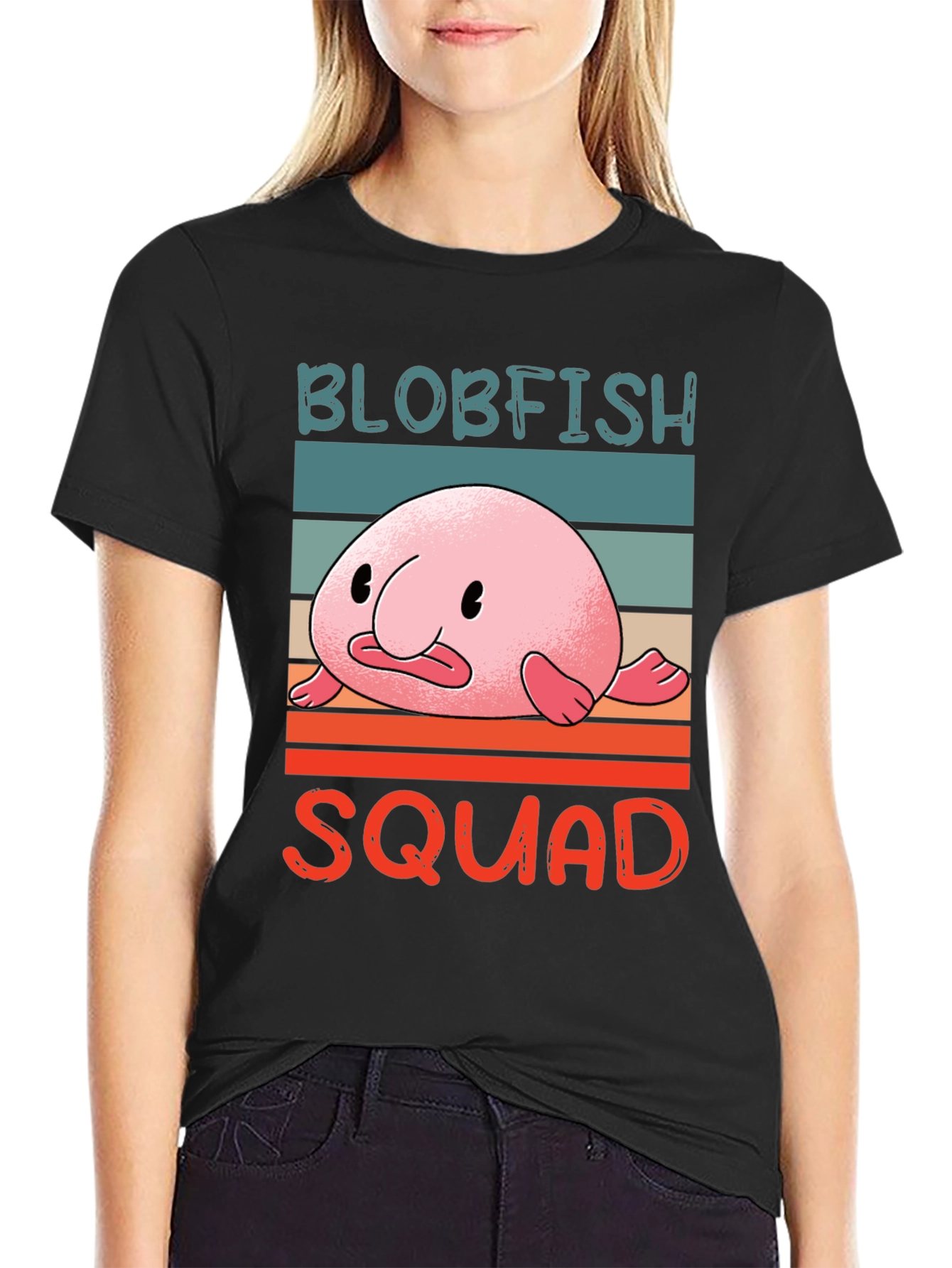 Blobfish Squad Graphic Tee - Unique & Fun!