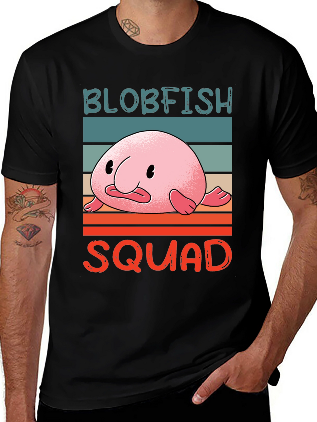 Blobfish Squad Graphic Tee - Unique & Fun!