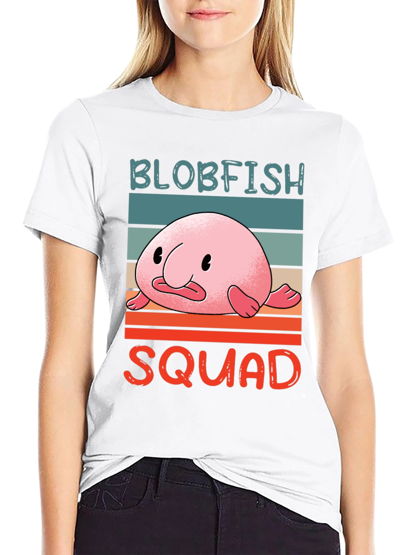 Blobfish Squad Graphic Tee - Unique & Fun!