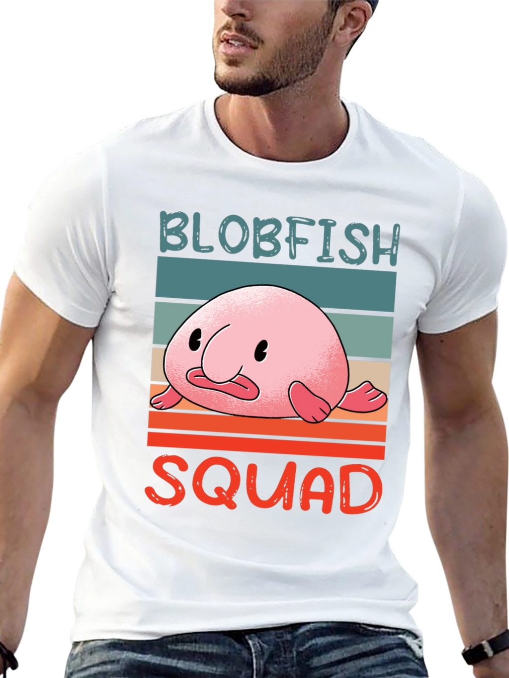 Blobfish Squad Graphic Tee - Unique & Fun!