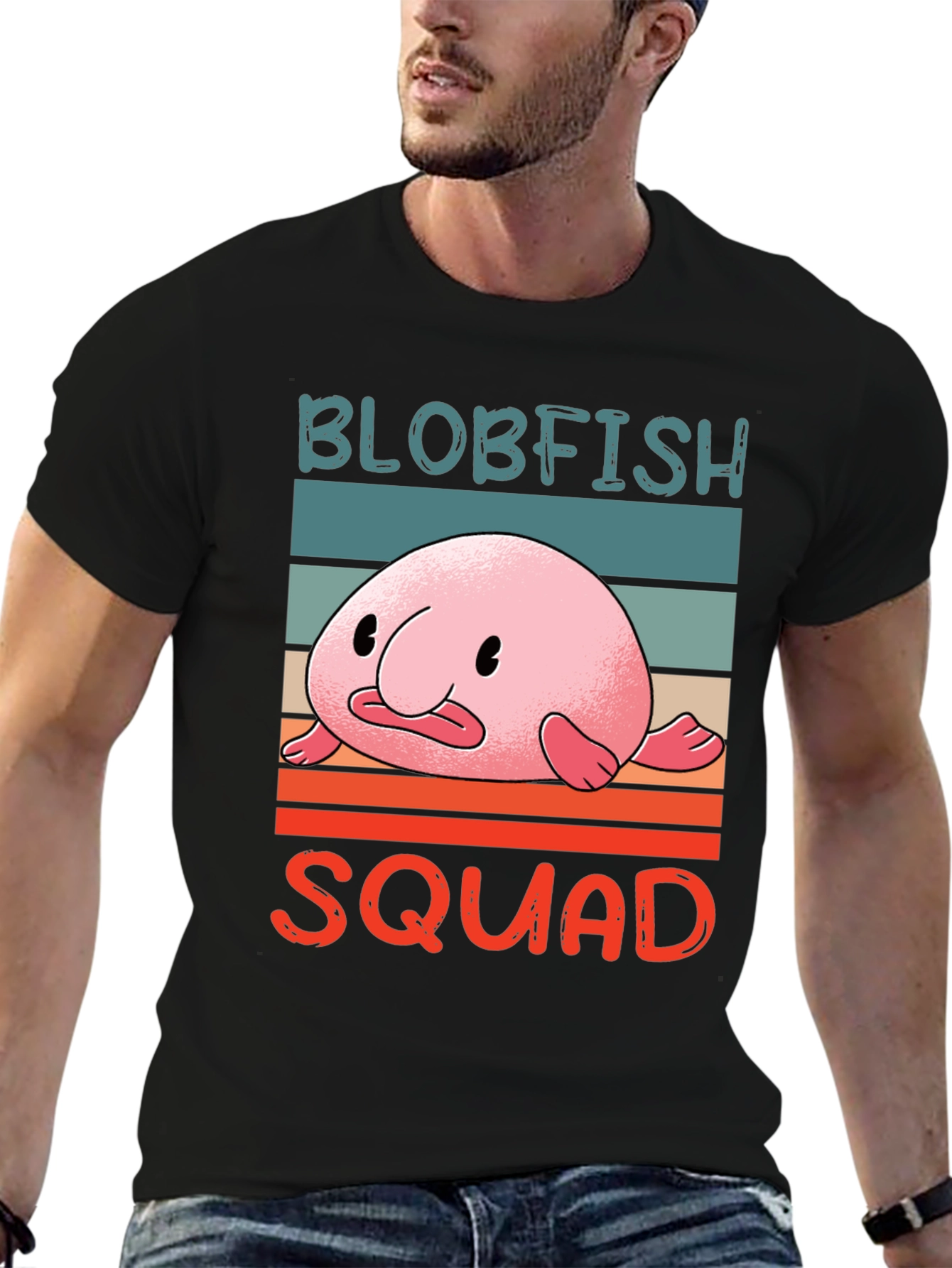 Blobfish Squad Graphic Tee - Unique & Fun!