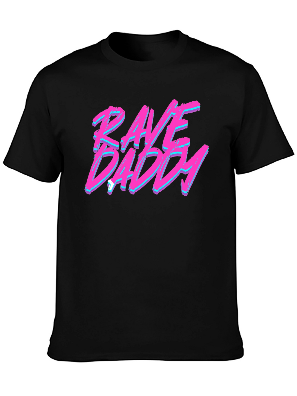 Rave Daddy Graphic T-Shirt - Black Cotton Tee