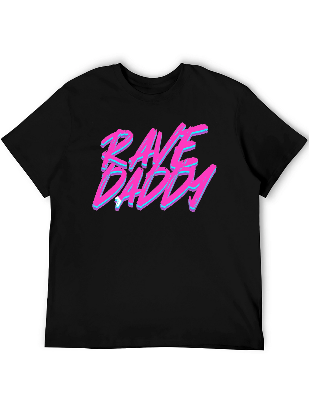 Rave Daddy Graphic T-Shirt - Black Cotton Tee