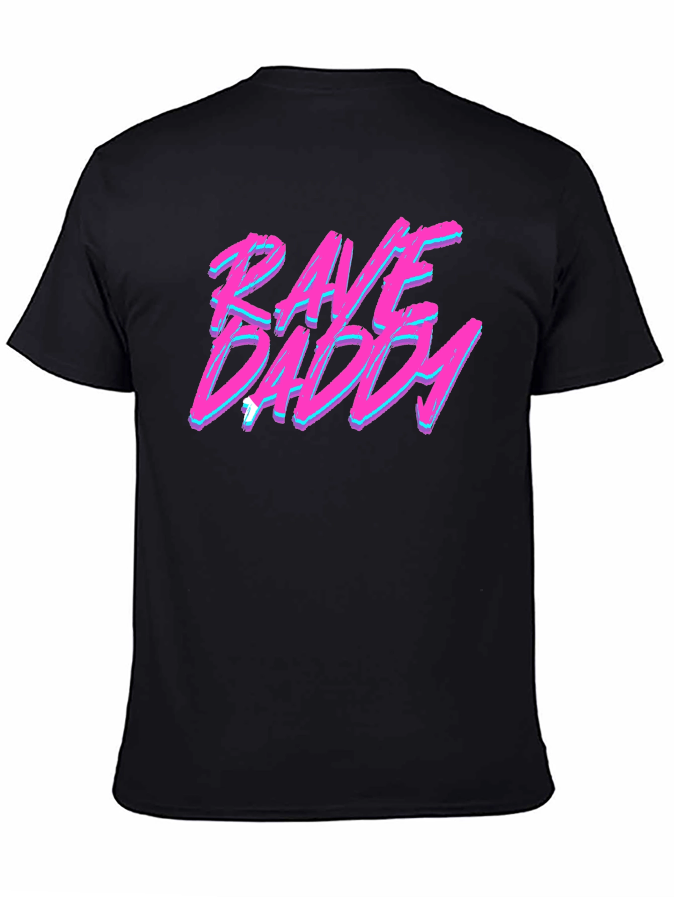 Rave Daddy Graphic T-Shirt - Black Cotton Tee