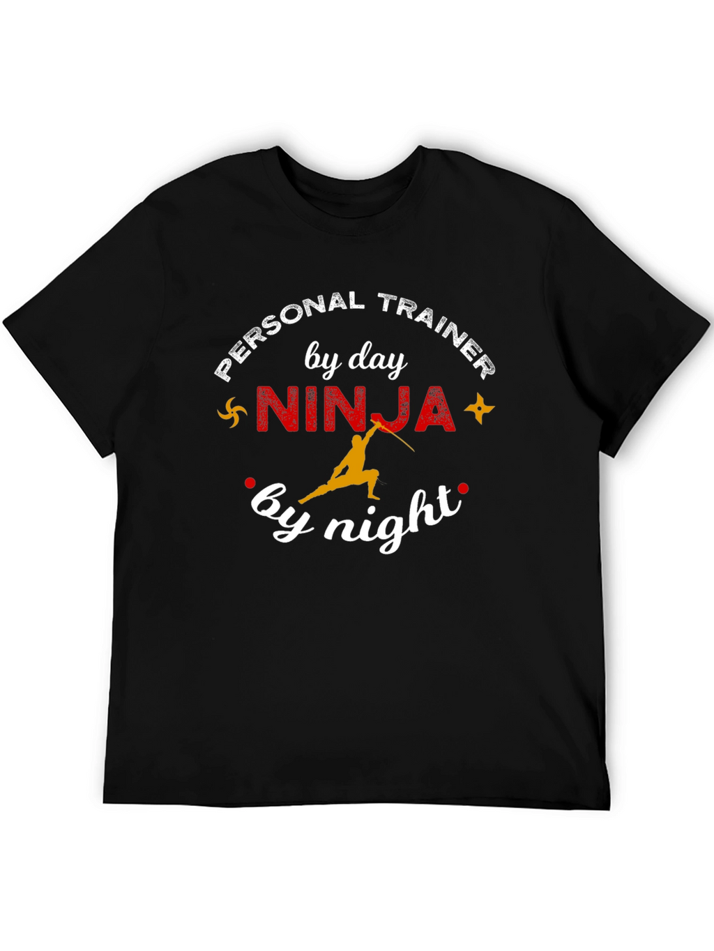 Personal Trainer Ninja T-Shirt Funny Gym Workout Tee