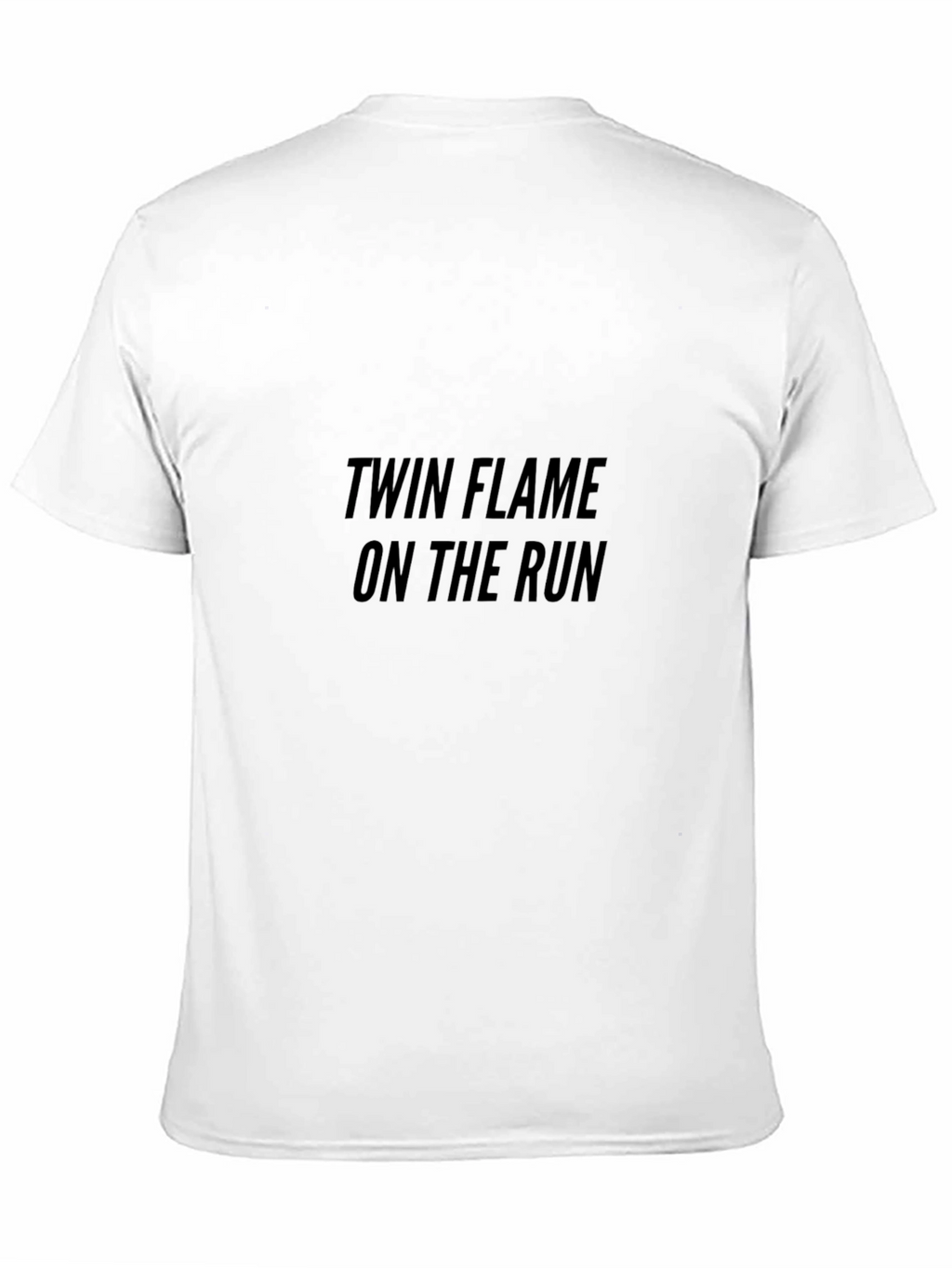 Twin Flame On The Run Black T-Shirt