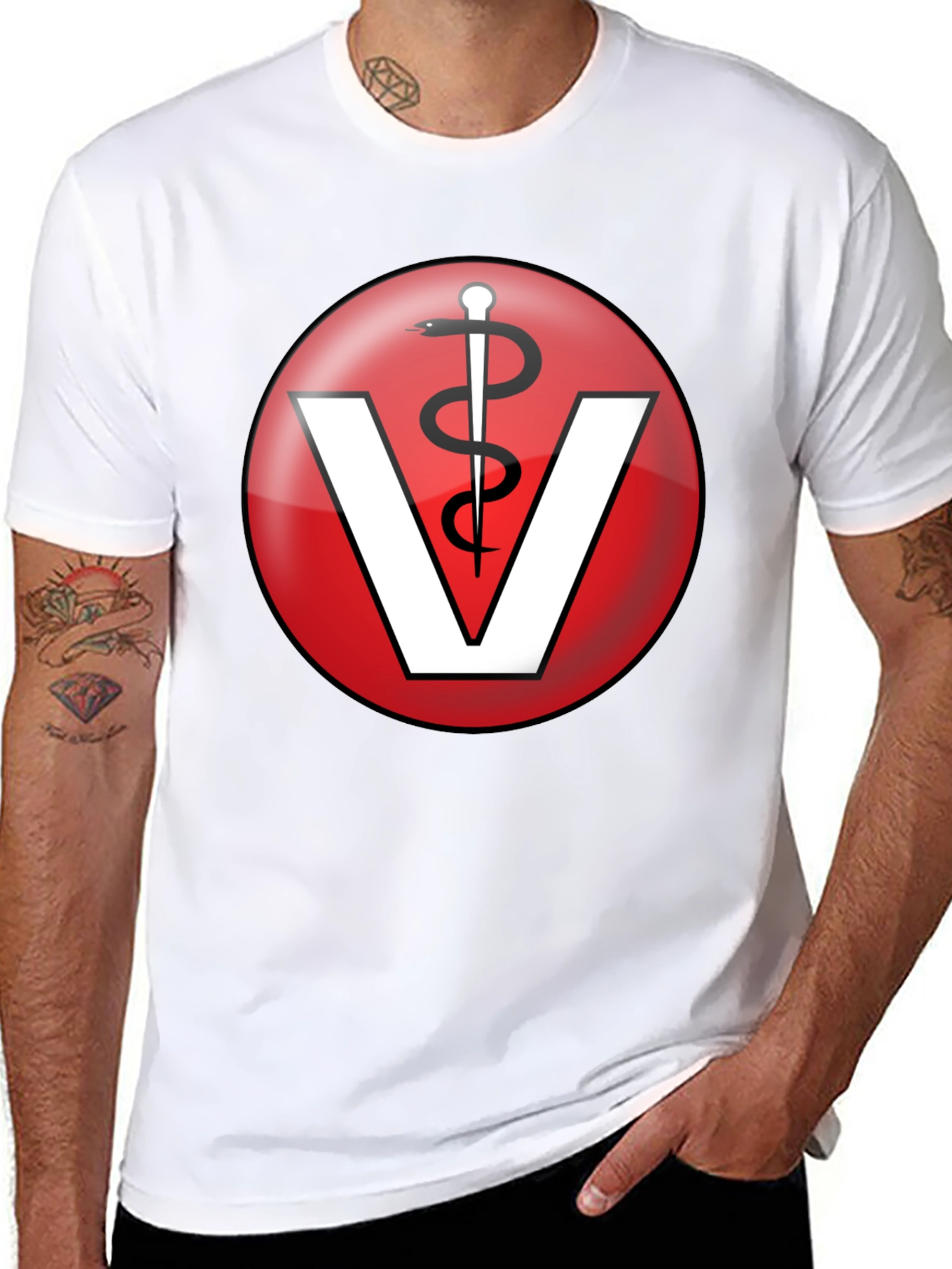 Veterinary Medicine T-Shirt - Caduceus Vet Tee