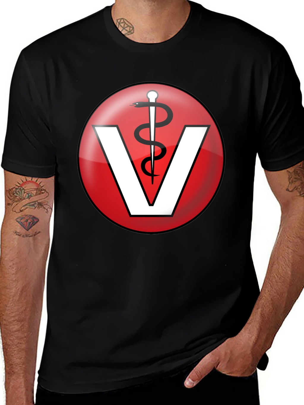 Veterinary Medicine T-Shirt - Caduceus Vet Tee