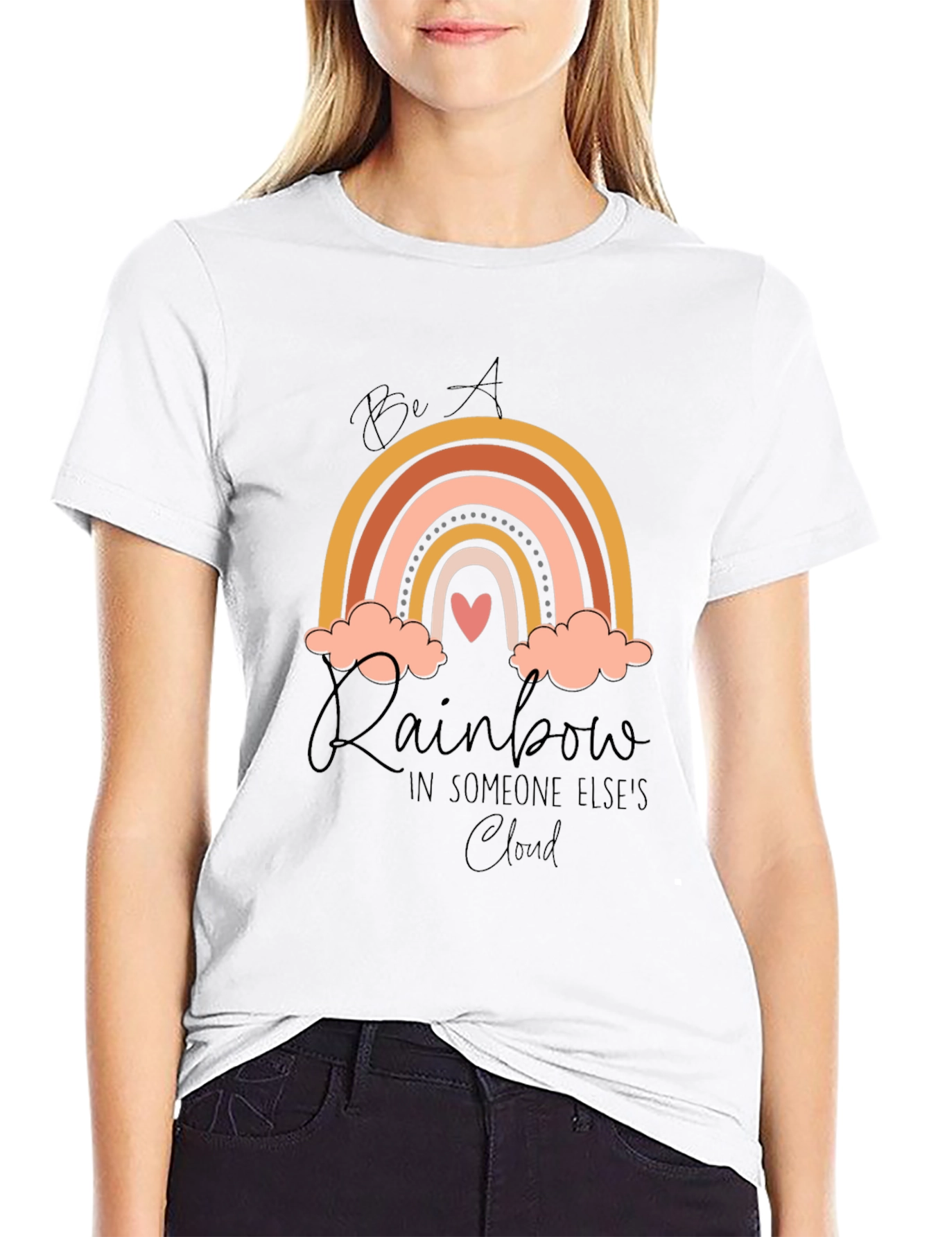 Be A Rainbow Graphic T-Shirt