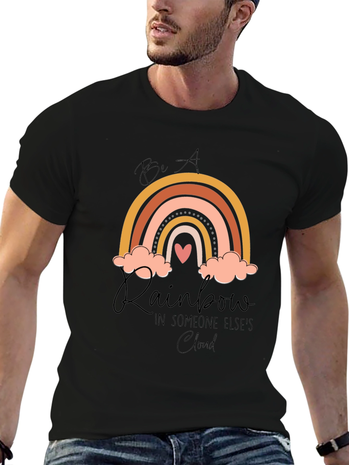 Be A Rainbow Graphic T-Shirt