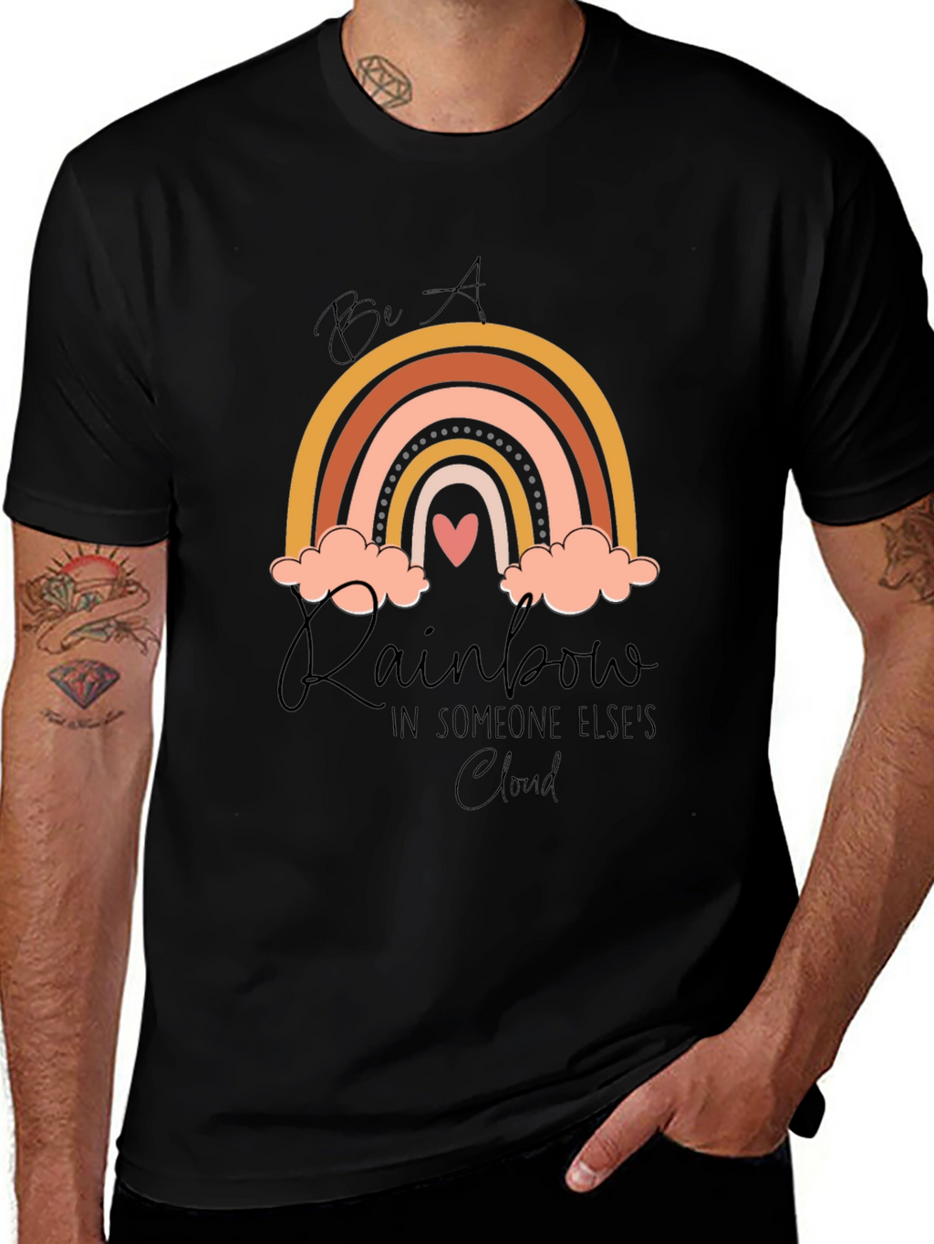Be A Rainbow Graphic T-Shirt