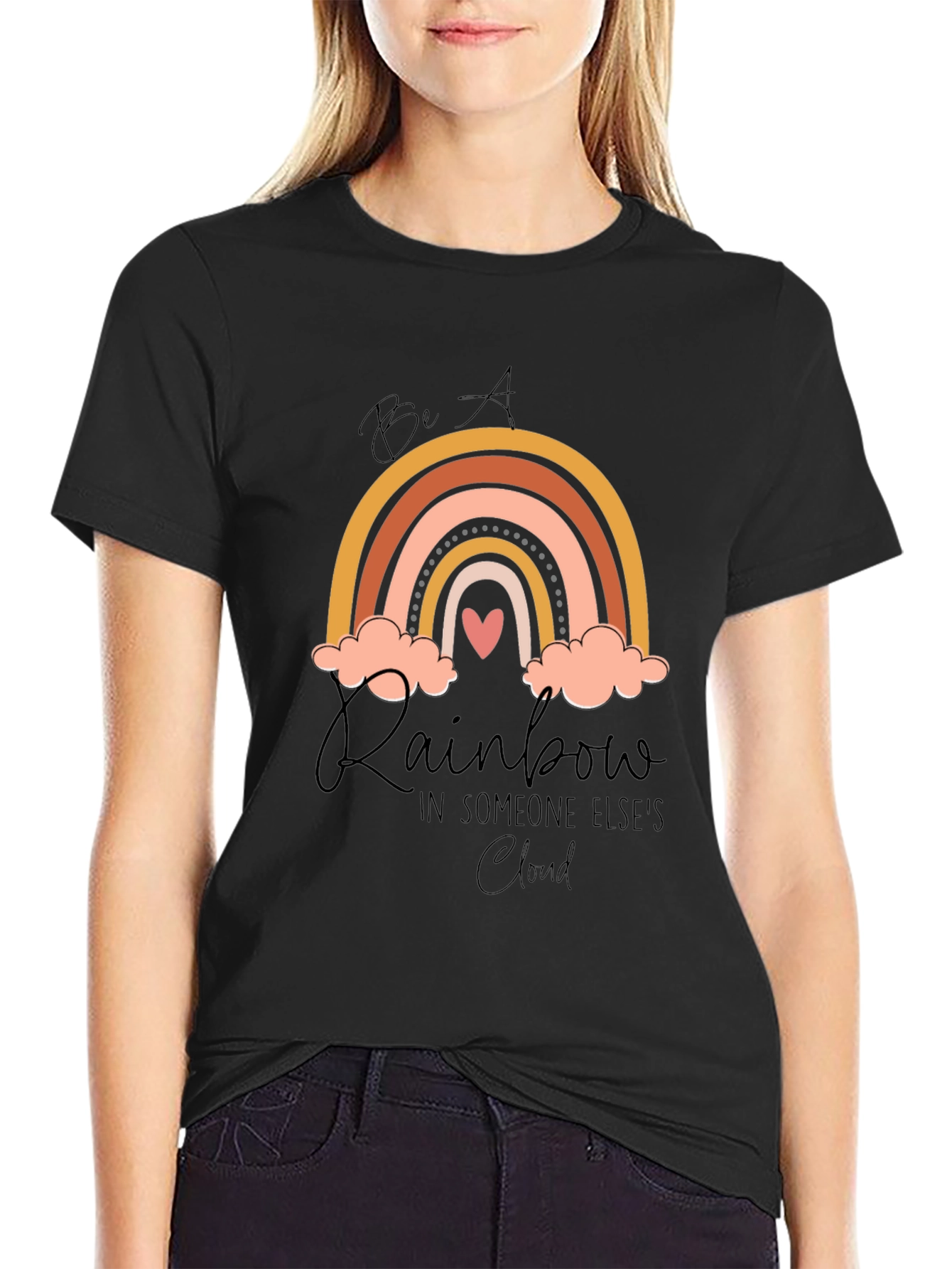Be A Rainbow Graphic T-Shirt