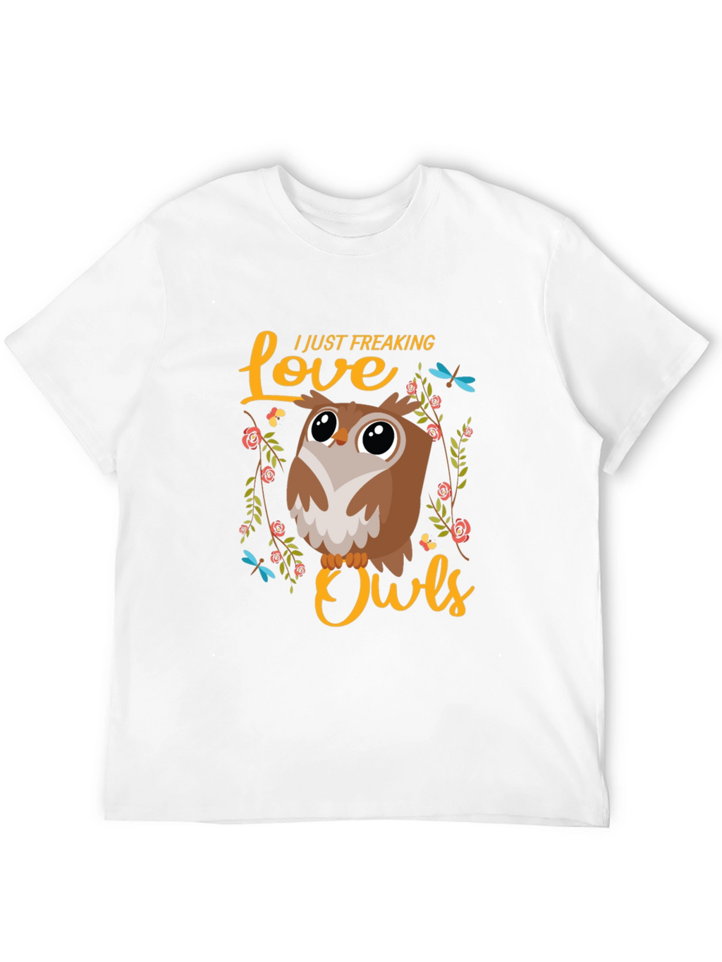 I Love Owls T-Shirt - Cute Graphic Tee