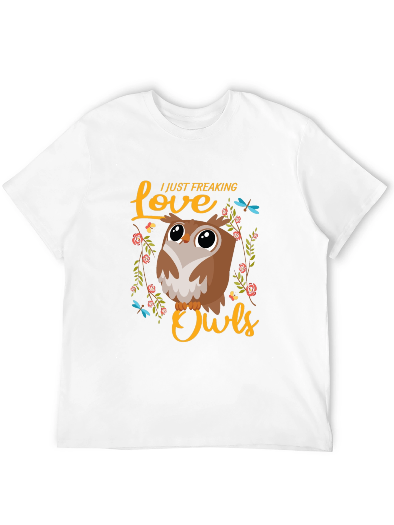 I Love Owls T-Shirt - Cute Graphic Tee