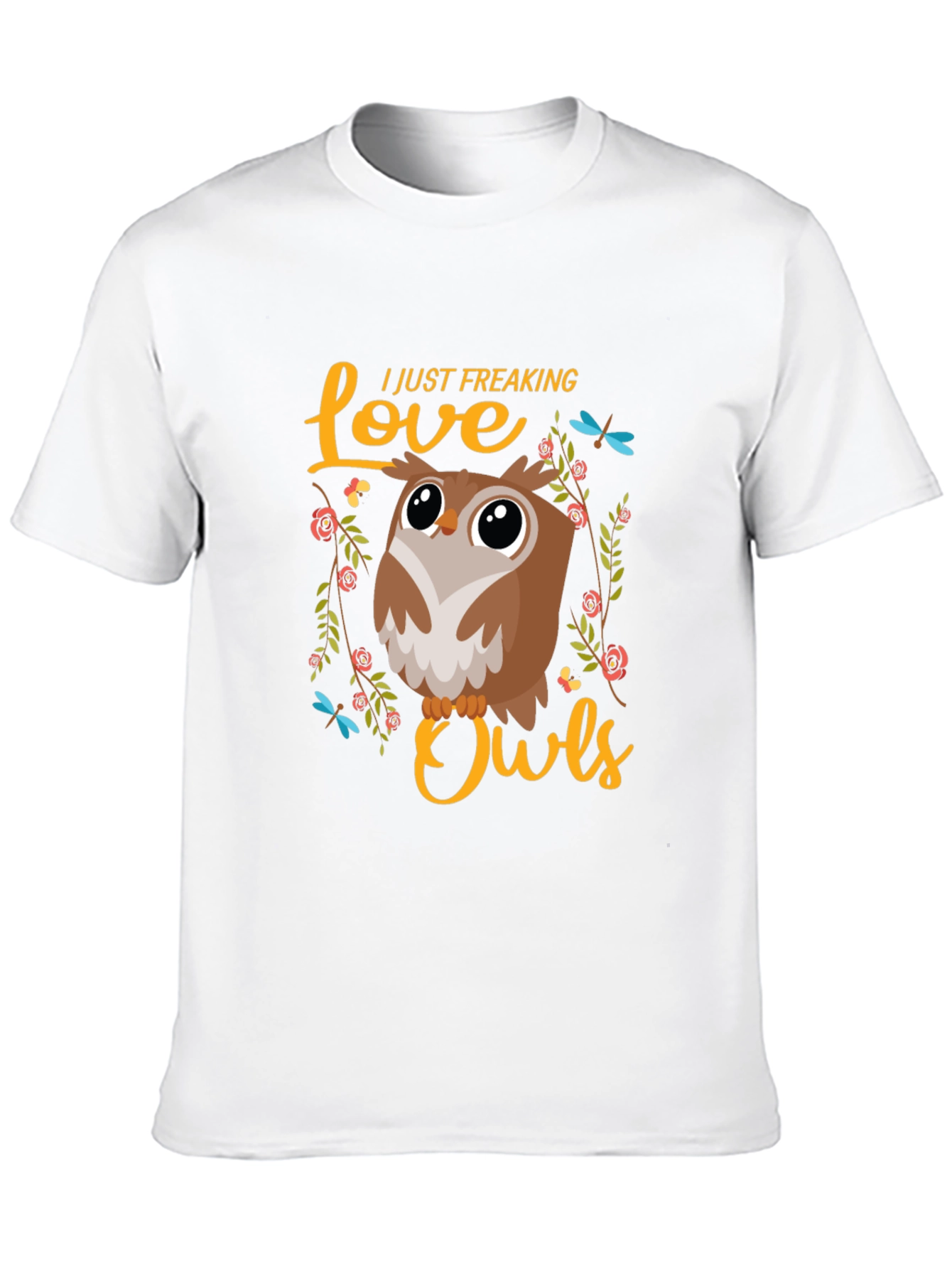 I Love Owls T-Shirt - Cute Graphic Tee