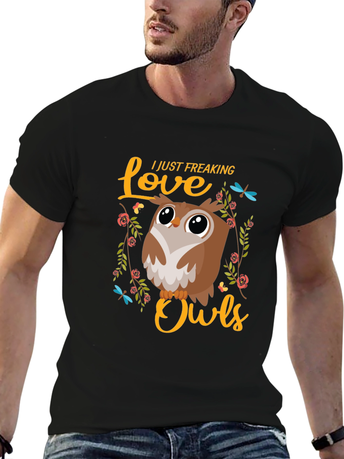 I Love Owls T-Shirt - Cute Graphic Tee