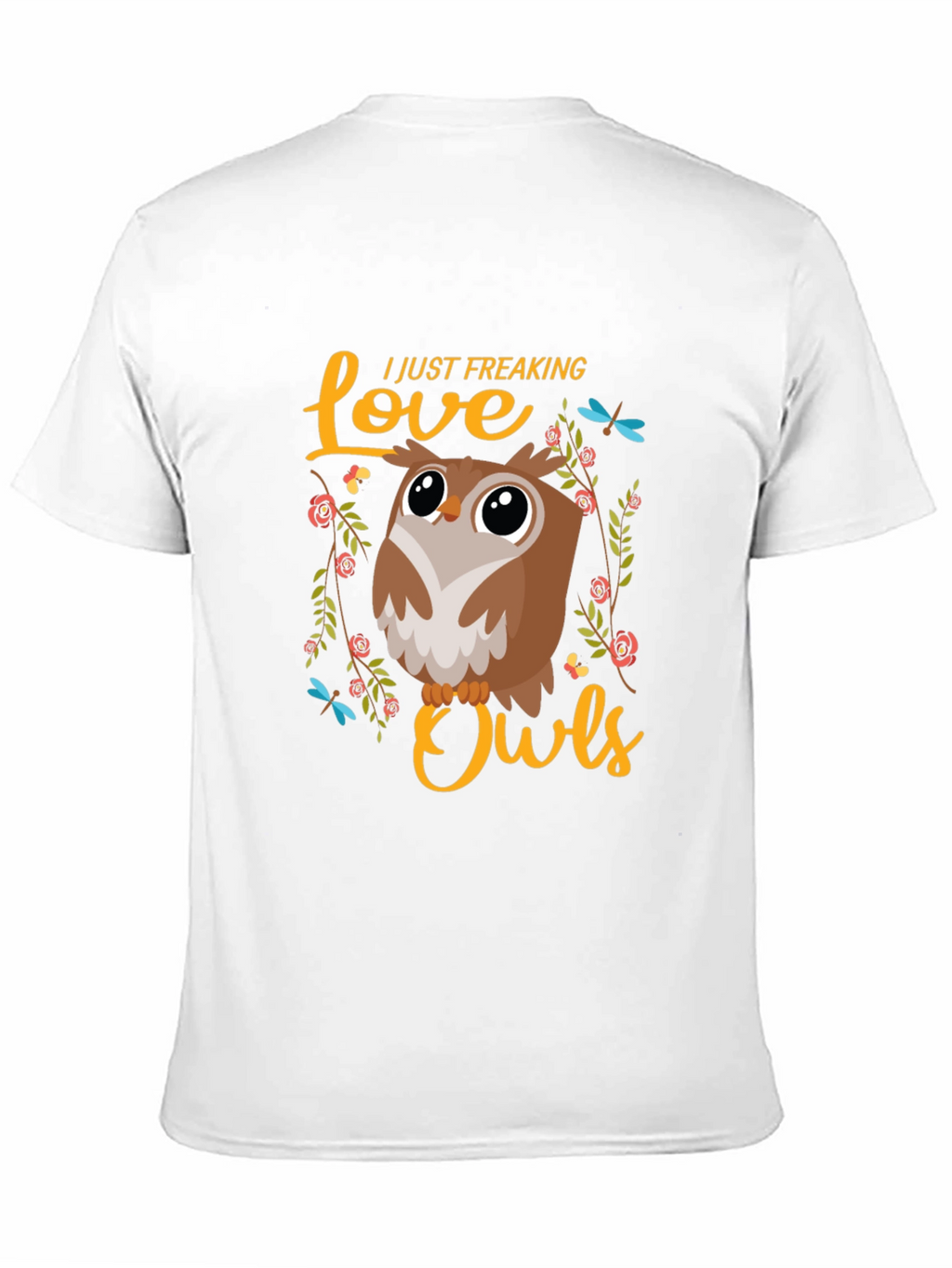 I Love Owls T-Shirt - Cute Graphic Tee