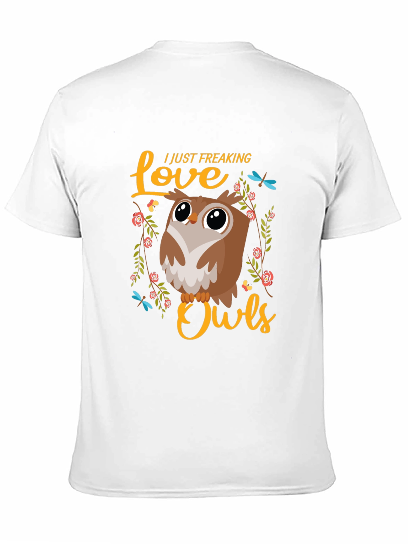 I Love Owls T-Shirt - Cute Graphic Tee