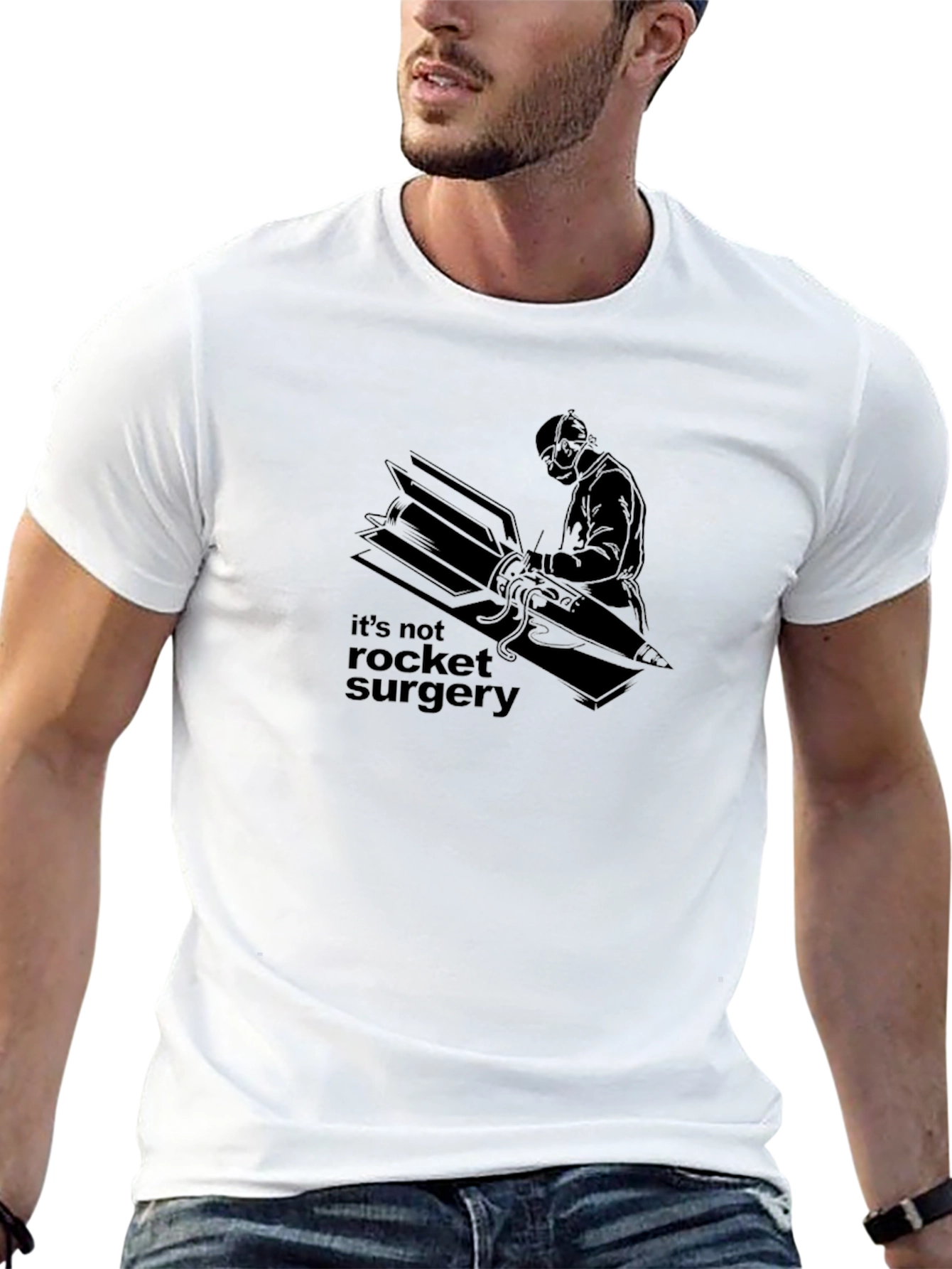 Its Not Rocket Surgery Graphic Tee