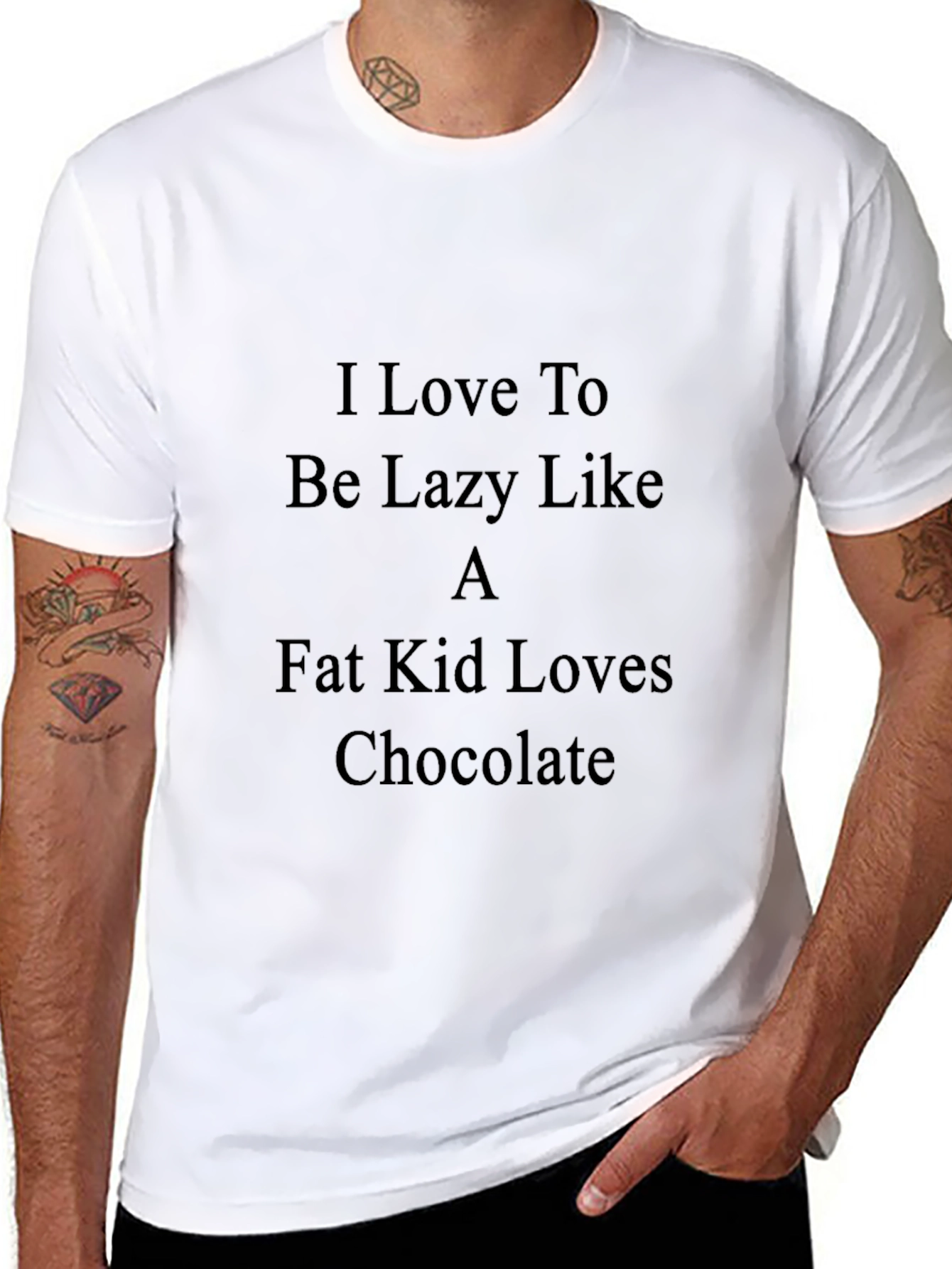 Lazy Like a Fat Kid T-Shirt