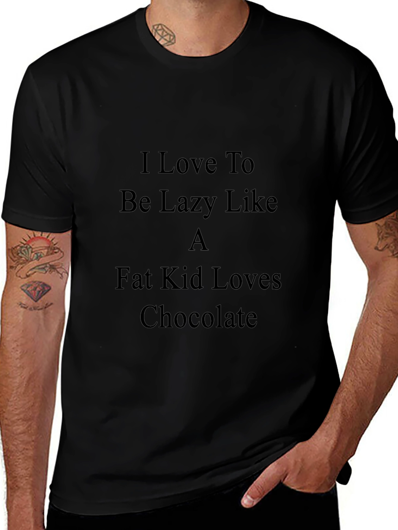 Lazy Like a Fat Kid T-Shirt