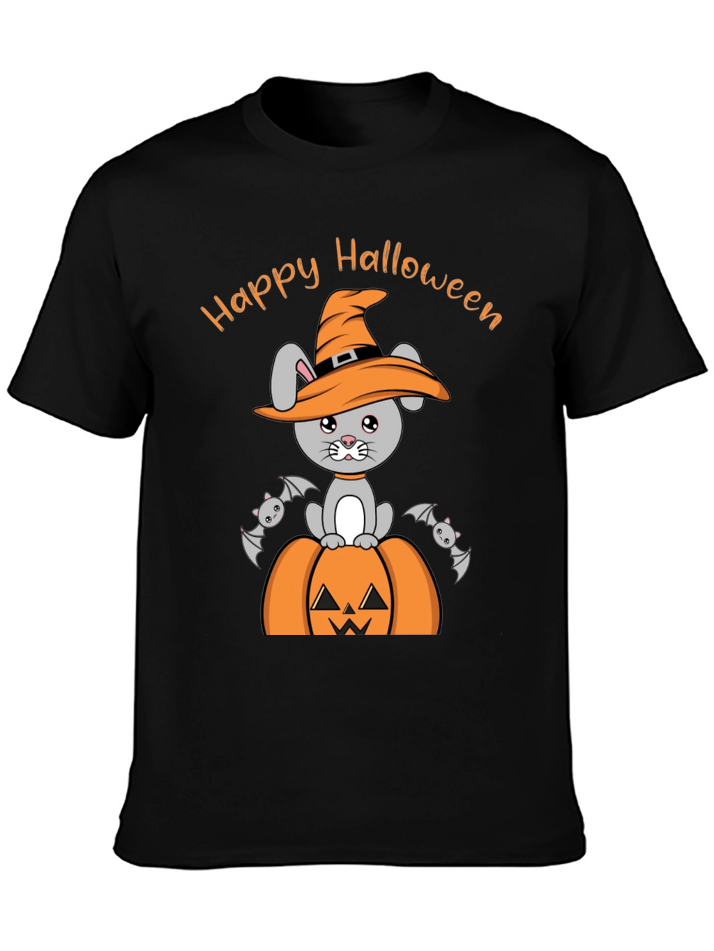 Halloween Bunny Pumpkin T-Shirt