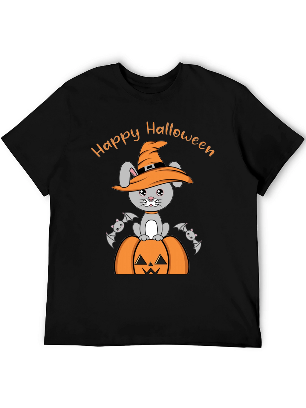 Halloween Bunny Pumpkin T-Shirt