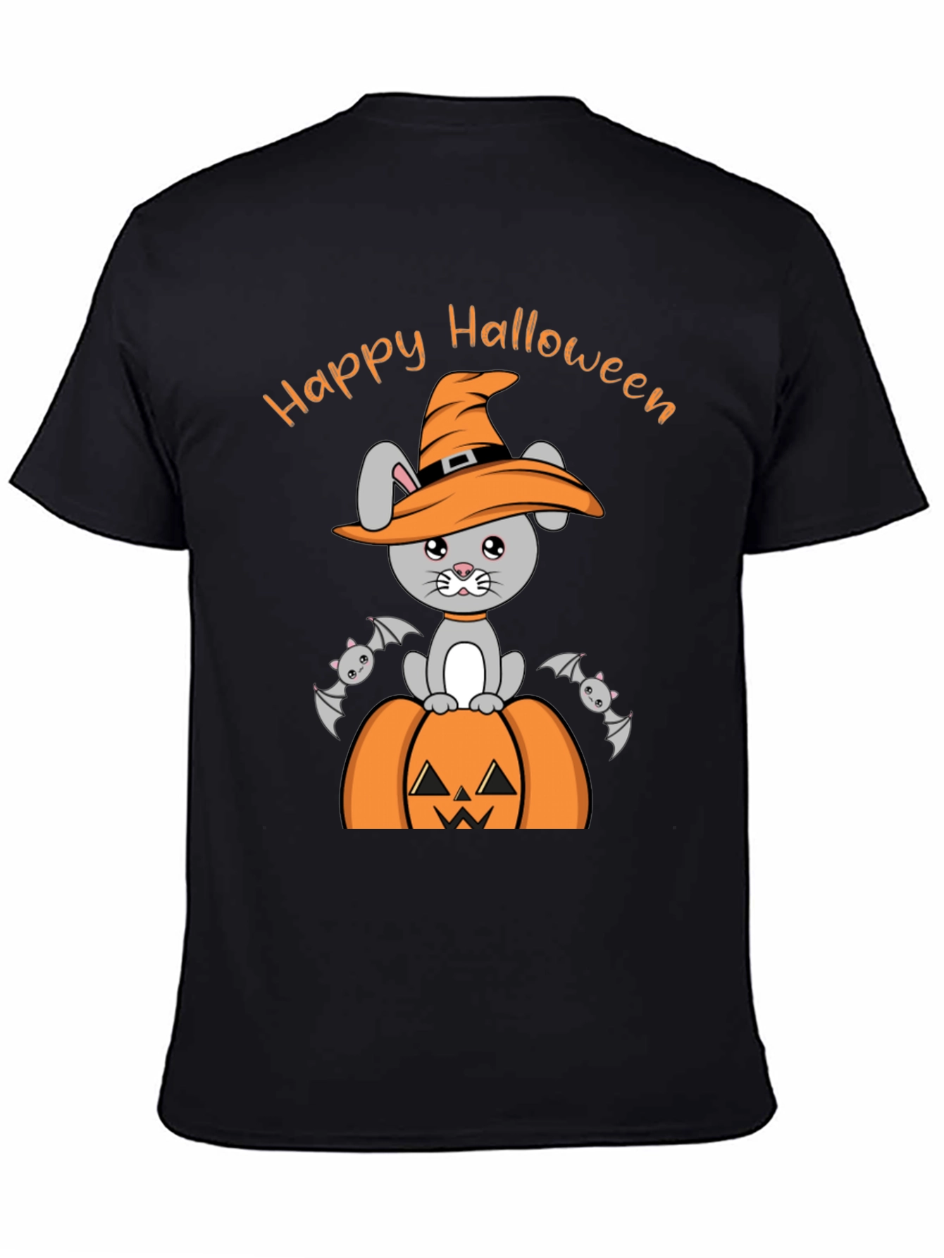 Halloween Bunny Pumpkin T-Shirt