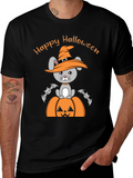 Halloween Bunny Pumpkin T-Shirt