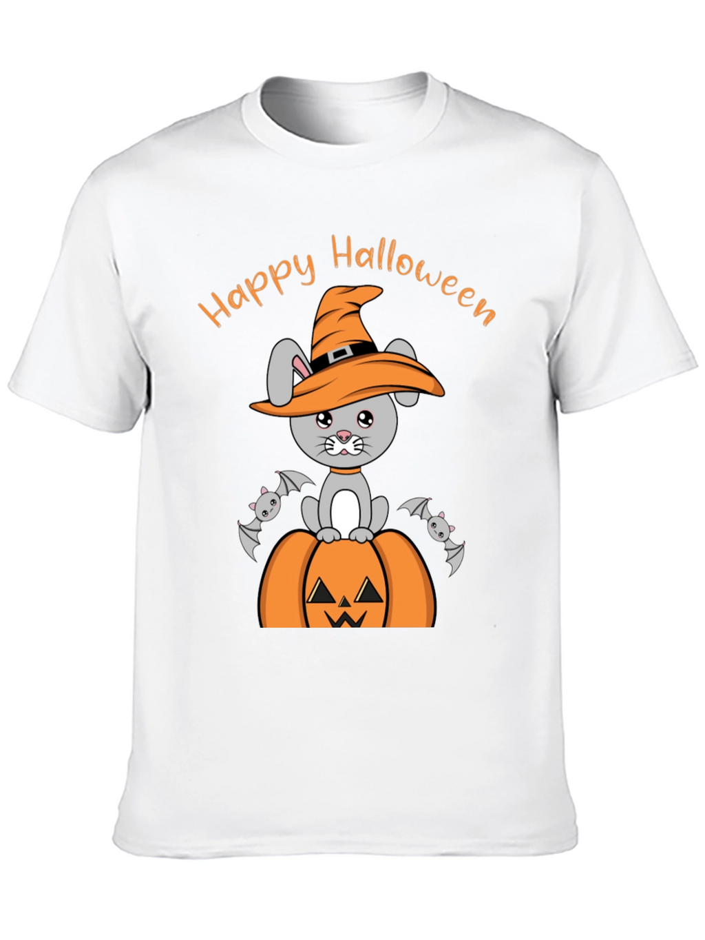 Halloween Bunny Pumpkin T-Shirt