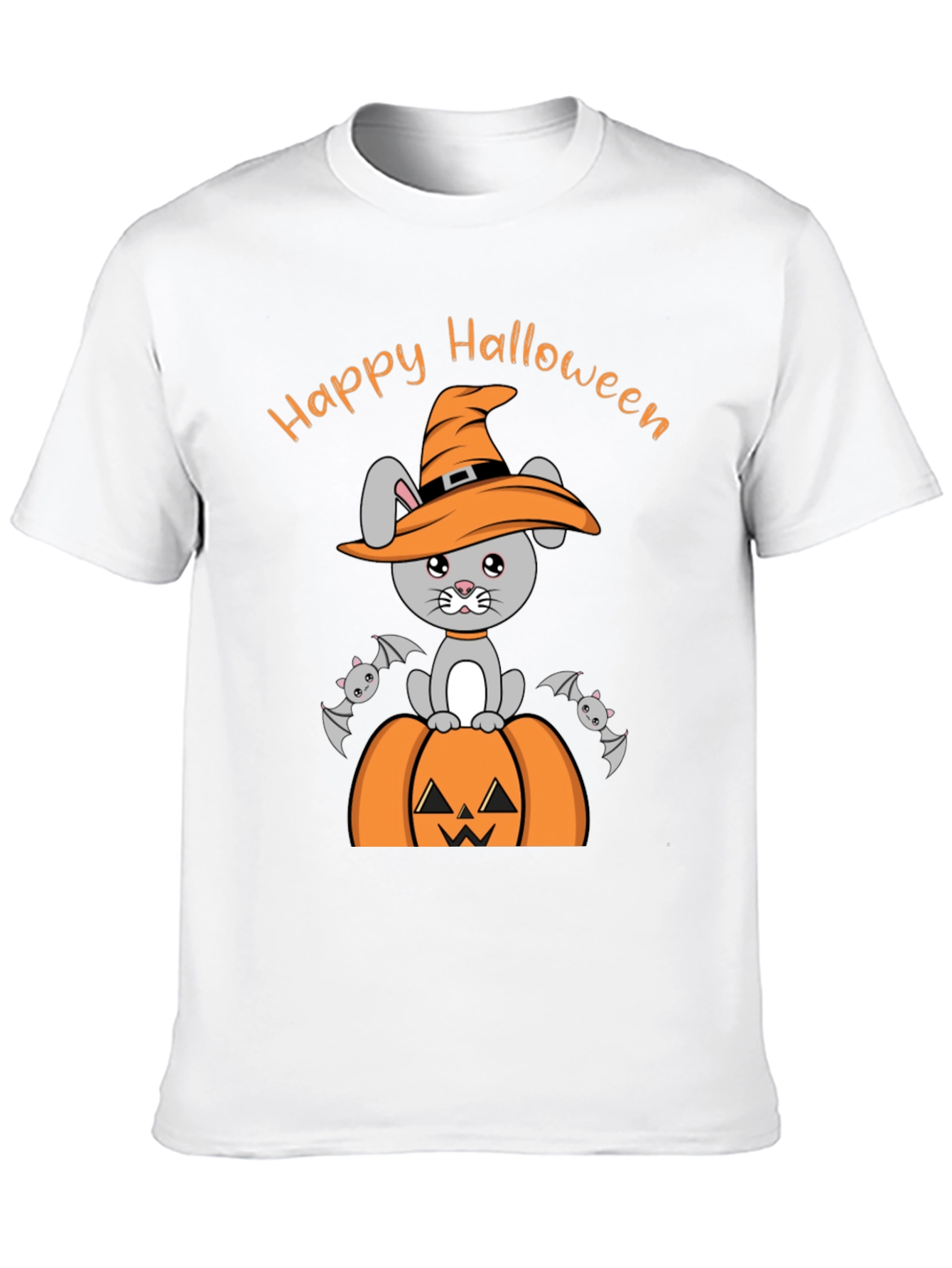 Halloween Bunny Pumpkin T-Shirt