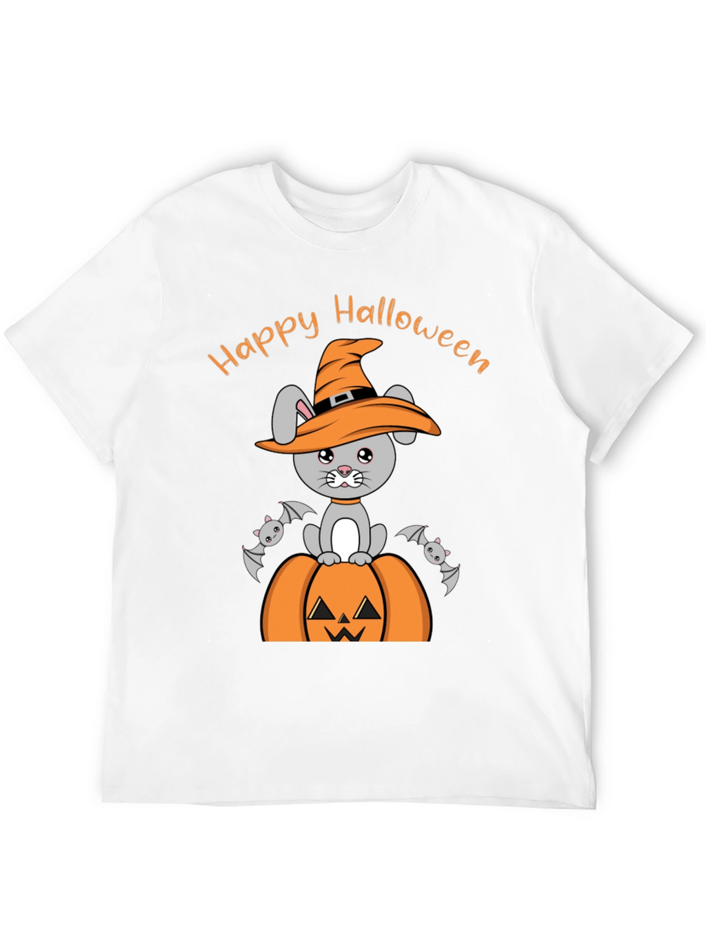 Halloween Bunny Pumpkin T-Shirt