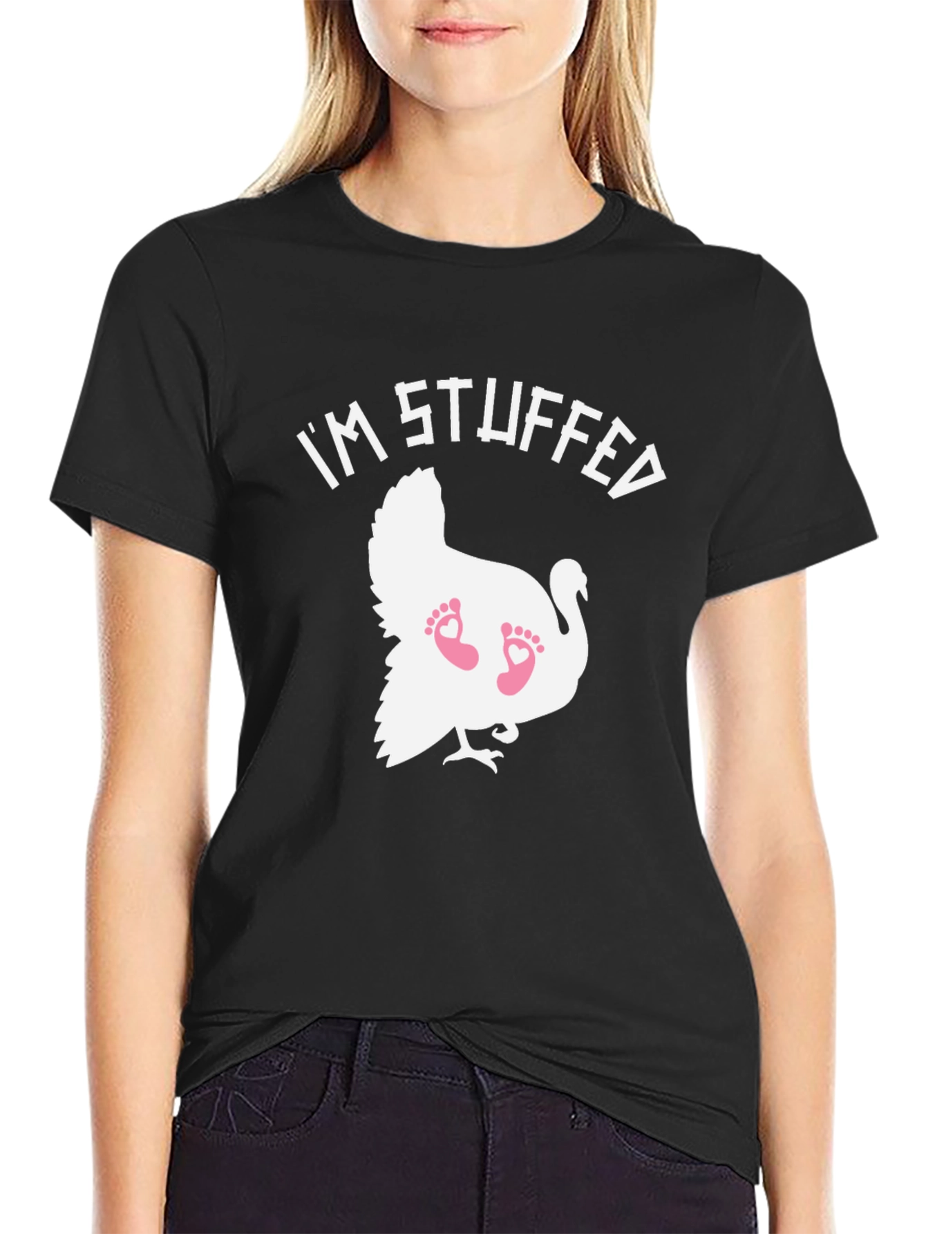 Im Stuffed Turkey Baby Feet T-Shirt